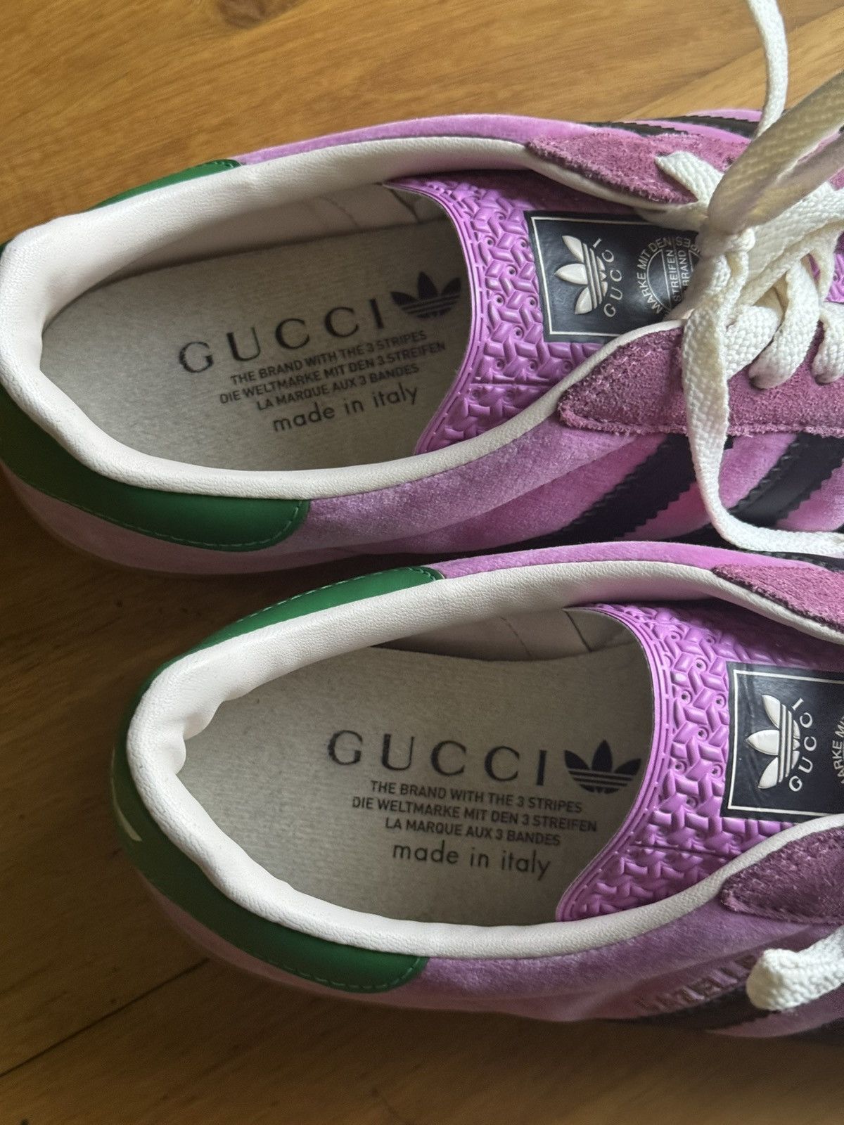 Adidas × Gucci Gucci X Adidas Pink Gazelle Size US 9 / EU 42 - 6 Thumbnail