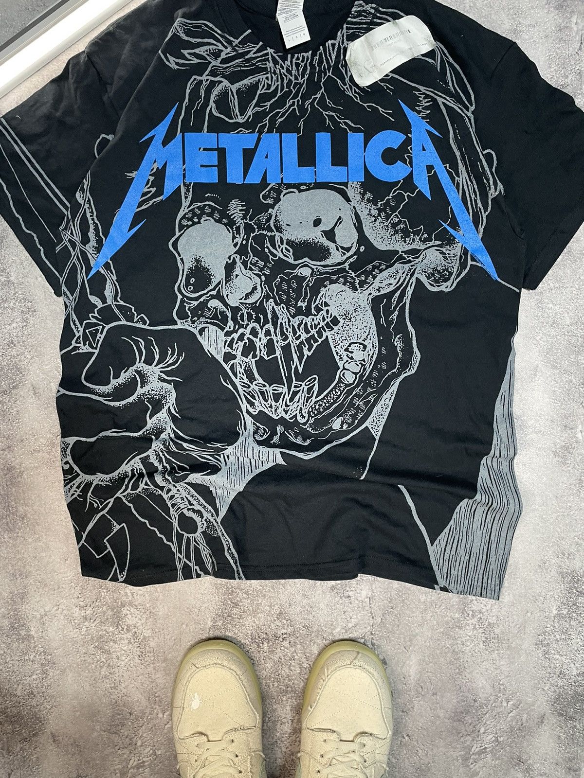 Band Tees Vintage 00s Metallica All Over Print T-shirt Streetwear Size US M / EU 48-50 / 2 - 7 Thumbnail
