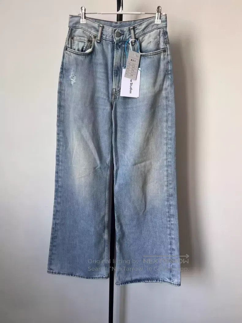 Acne Studios Acne Studios Classic Style Loose High Rise Straight Leg Wi Size 26" / US 2 / IT 38 - 1 Thumbnail