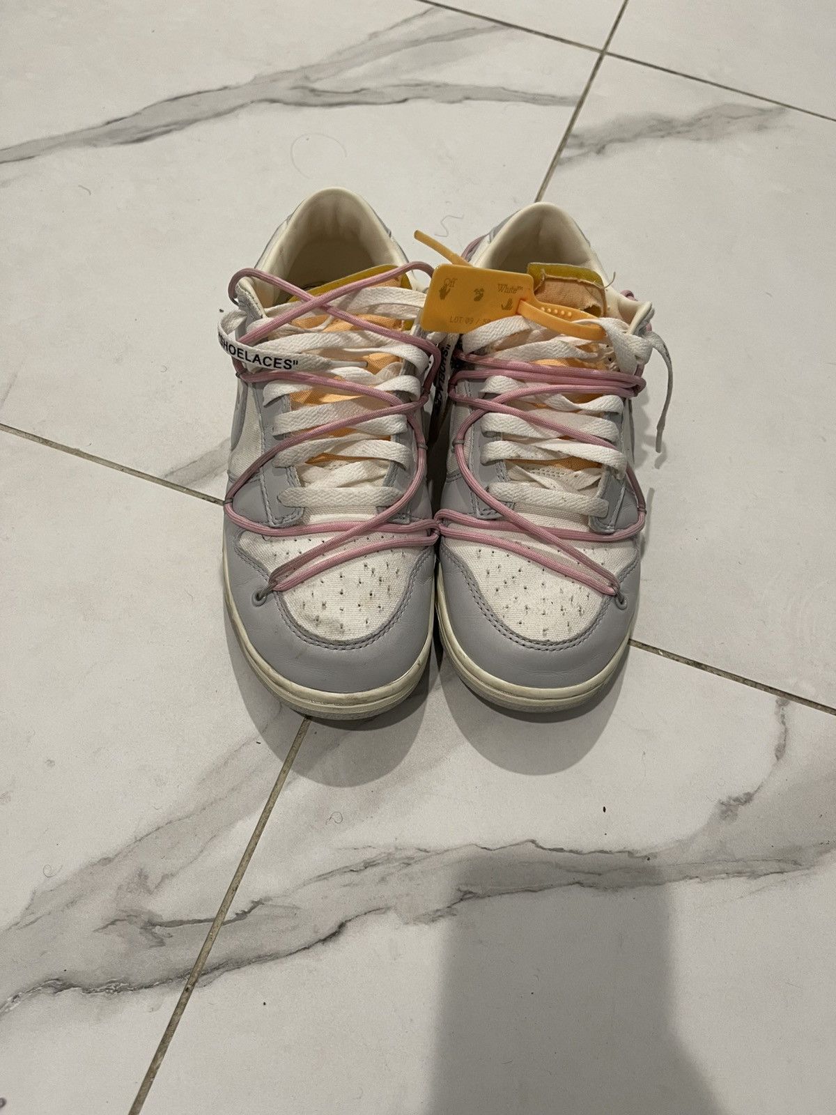 Nike × Off-White Nike x Off-white Dunk low lot 9 Size/9 Size US 9 / EU 42 - 1 Thumbnail