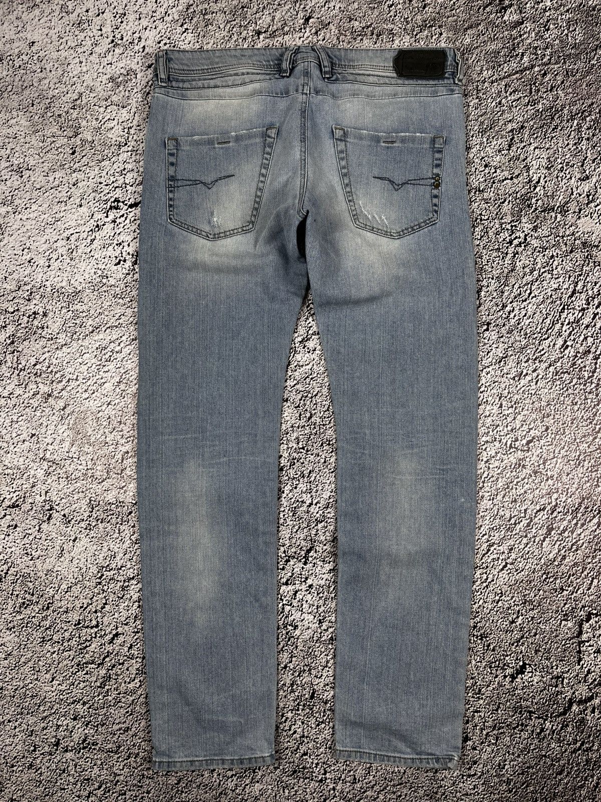 Diesel Vintage Y2K Diesel Belther-R faded denim jeans streetwear 33 Size US 33 - 6 Thumbnail