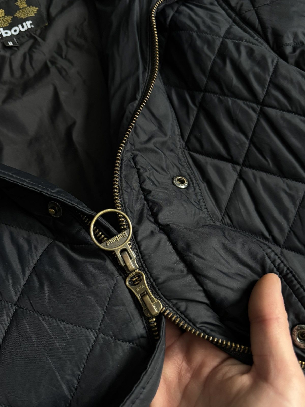 Barbour Vintage Barbour Chelsea Rib Neck Quilted Jacket Size US M / EU 48-50 / 2 - 14 Thumbnail