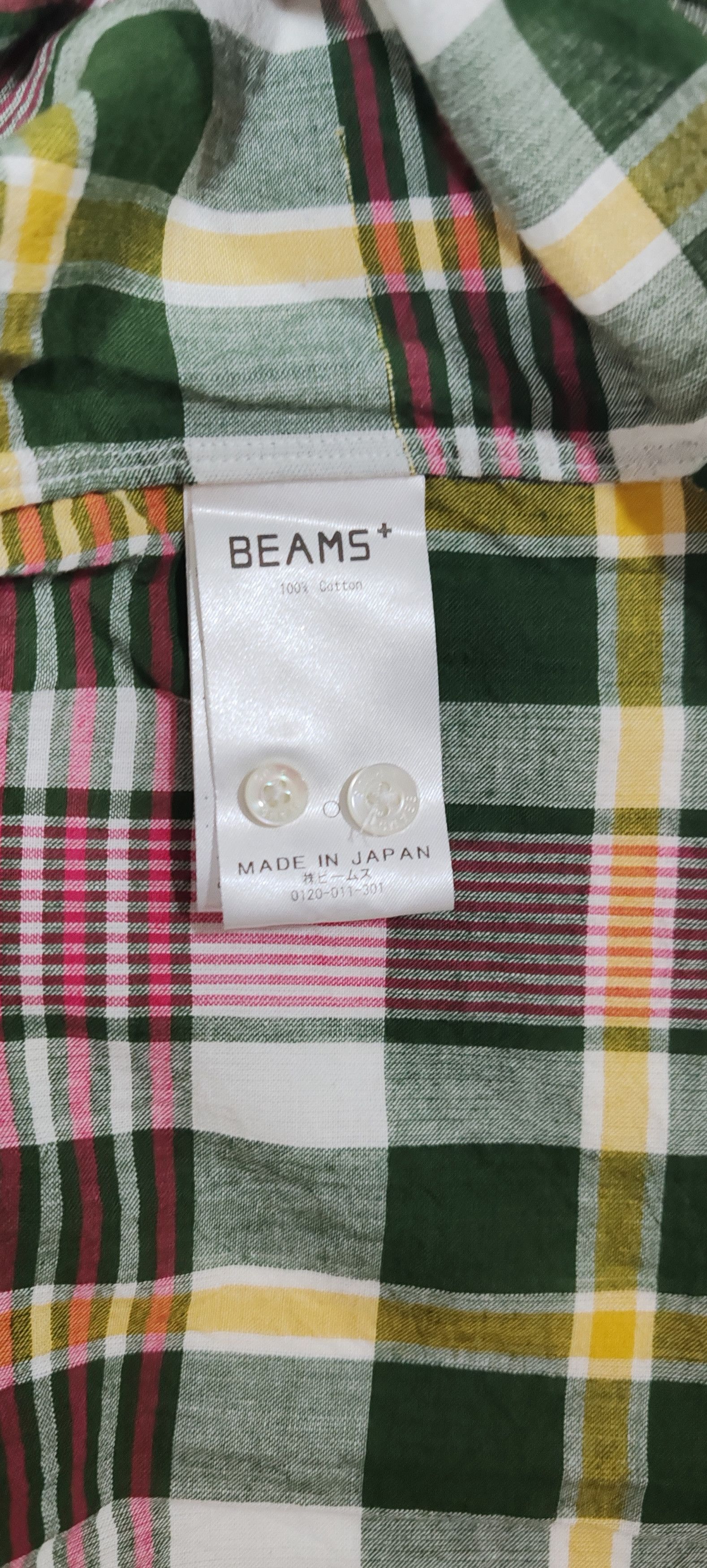 Beams Plus Chemise Carreullée Beams Plus-BD Indian Tg:M Size US M / EU 48-50 / 2 - 4 Thumbnail