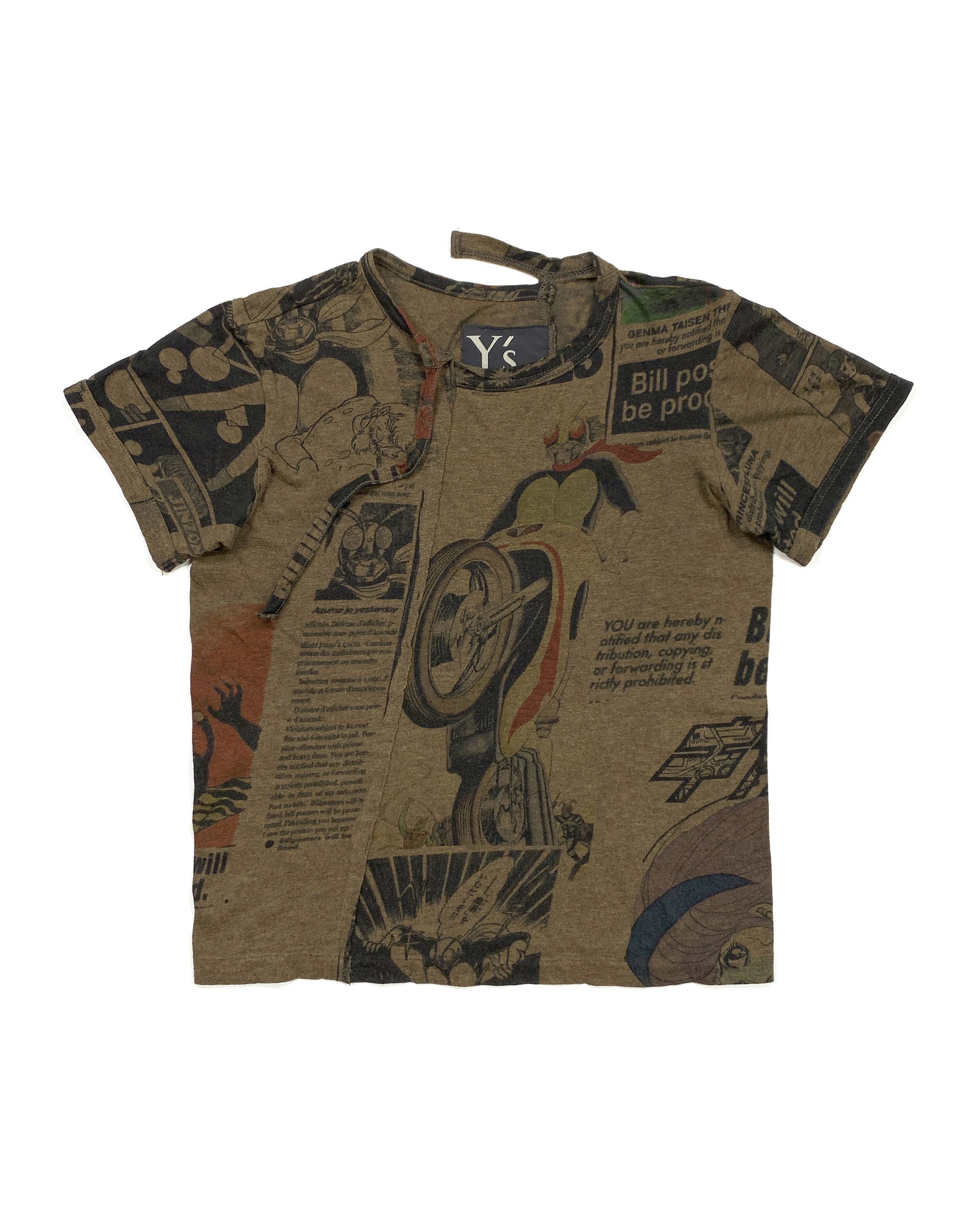 Yohji Yamamoto 2007 Kamen Rider Manga T-Shirt Size S / US 4 / IT 40 - 1 Thumbnail