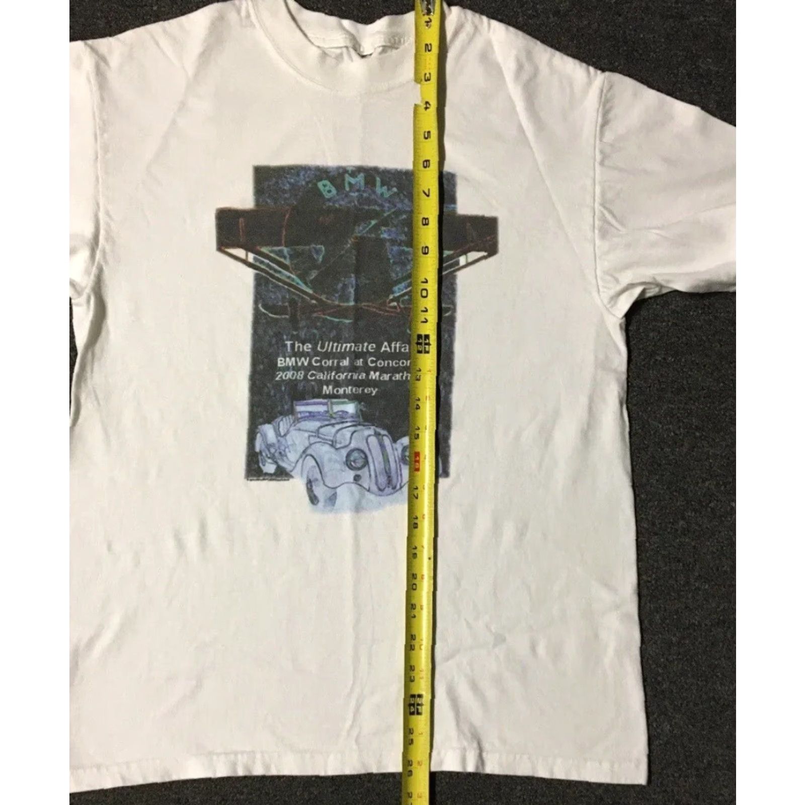 BMW Vtg BMW Corral Marathon Shirt M Car Hot Rod Monterey California Biker Grunge 90s Shirt Mens White XS S Regular Ride 80s USA Harley Vintage Car Size US S / EU 44-46 / 1 - 4 Thumbnail