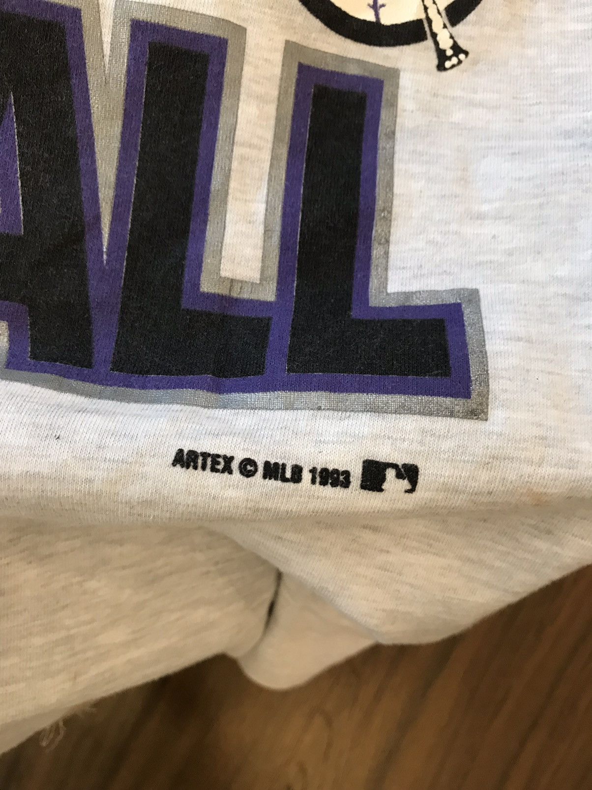 MLB 90s MLB Colorado Rockies Tshirt Size US XL / EU 56 / 4 - 4 Thumbnail
