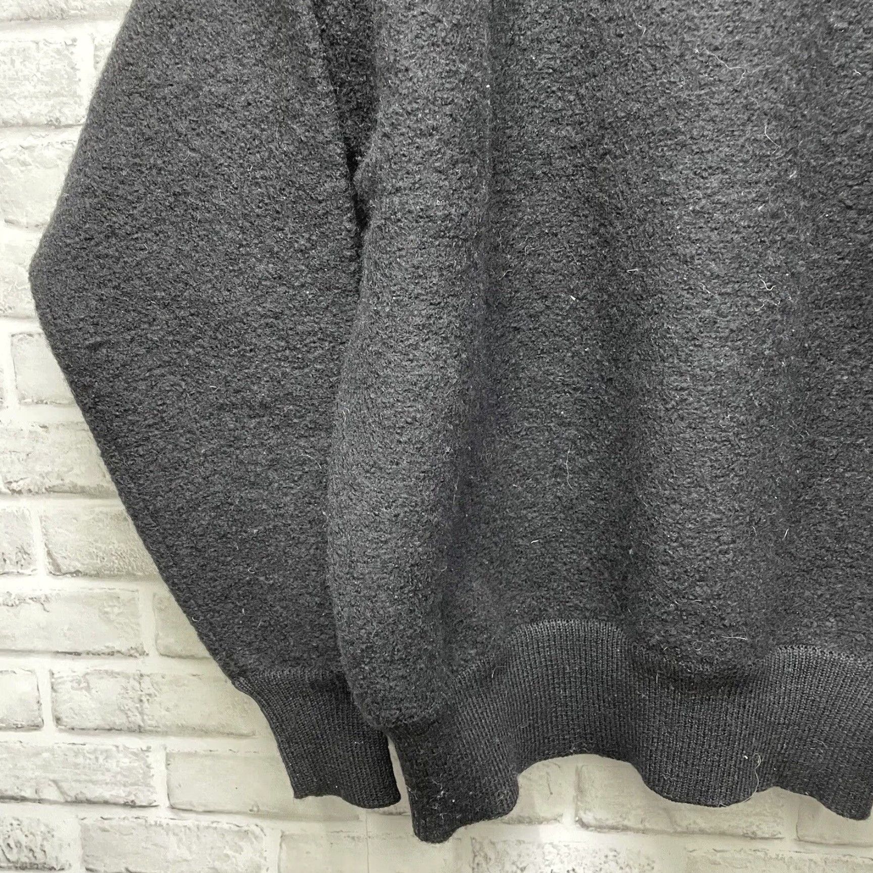 Vintage VINTAGE EIR Wool Ski Polo Pullover Sweater Mens XL Black Vintage Skiwear Theme 90s Mens Size US XL / EU 56 / 4 - 3 Thumbnail