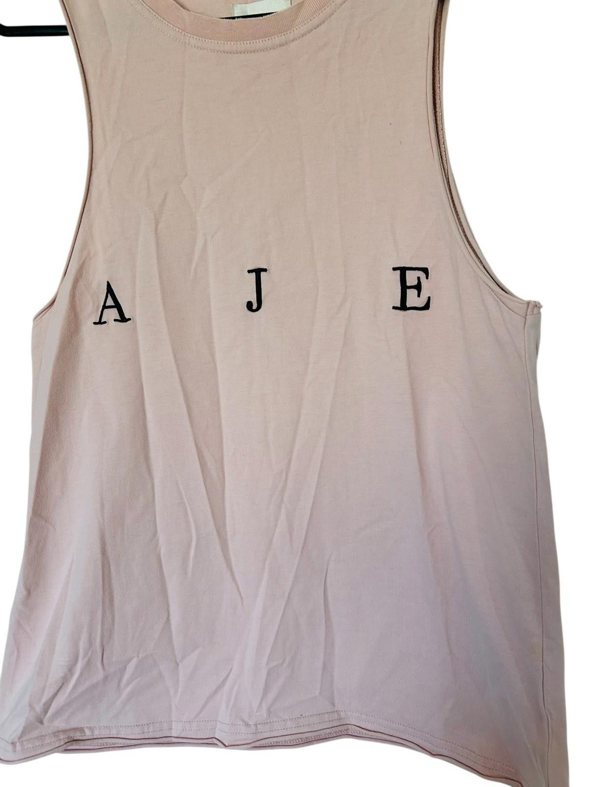 Other Aje Muscle Tank Sleeveless Logo Casual Cotton - Size XS Size XS / US 0-2 / IT 36-38 - 5 Thumbnail