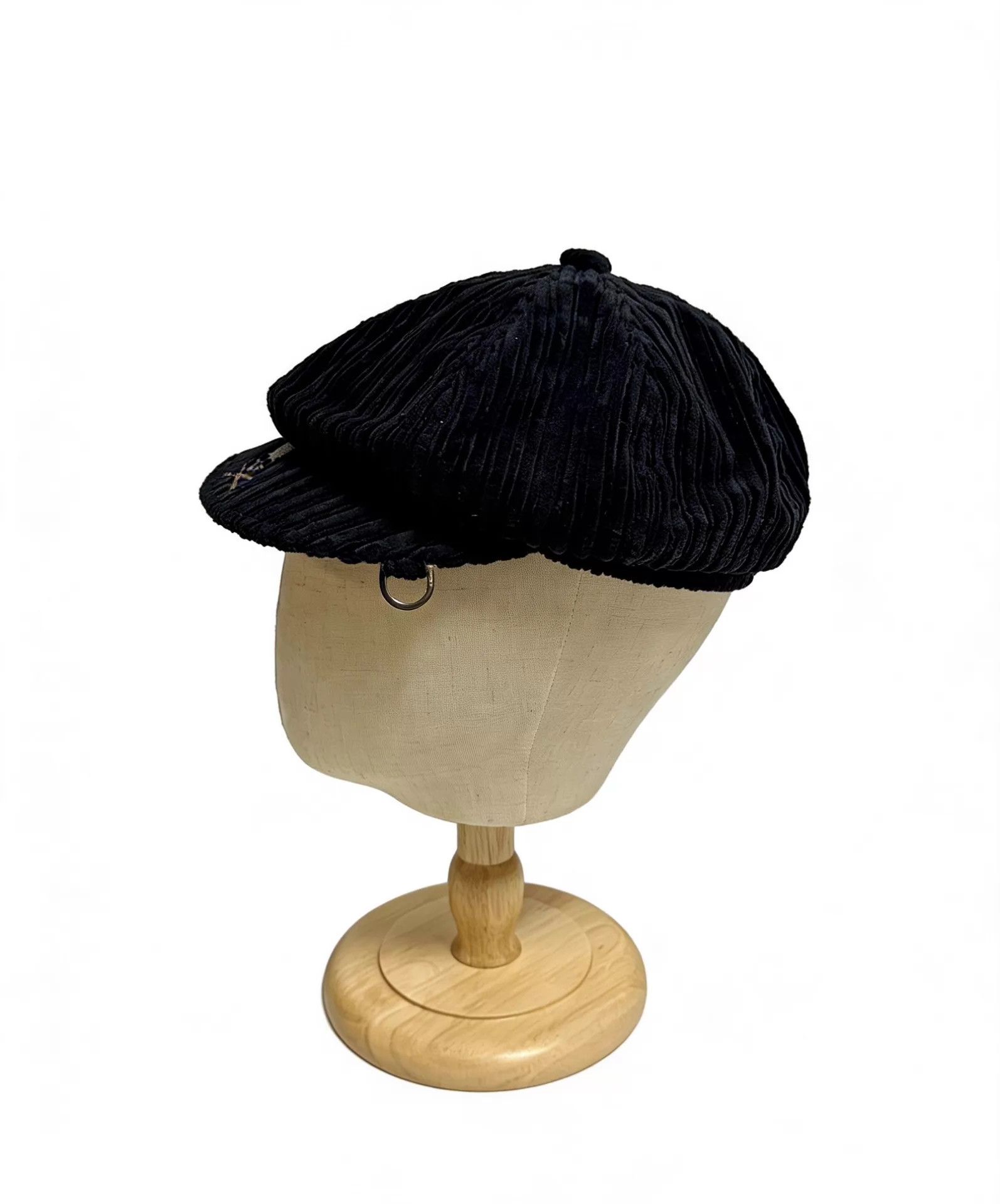 Mastermind Japan mmj 11aw velvet corduroy newsboy cap D-ring silver skull M Size ONE SIZE - 3 Thumbnail