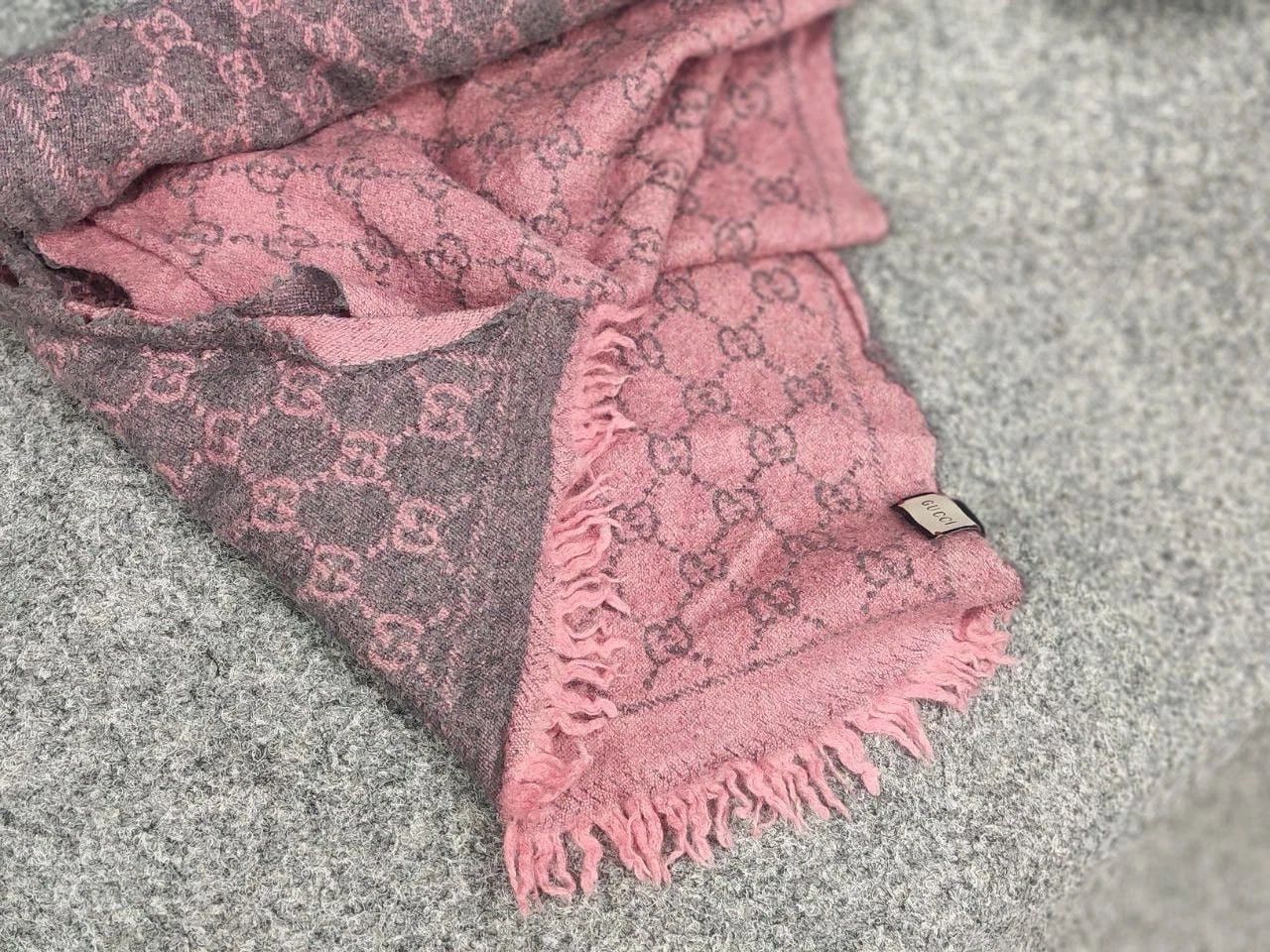 Gucci Gucci GG Monogram Authentic double-sided wool scarf Size ONE SIZE - 5 Thumbnail