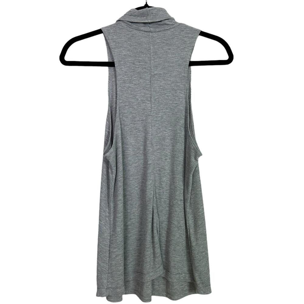 Free People Free People l Topanga Grey Sleeveless Turtleneck Top Medium Size M / US 6-8 / IT 42-44 - 4 Thumbnail