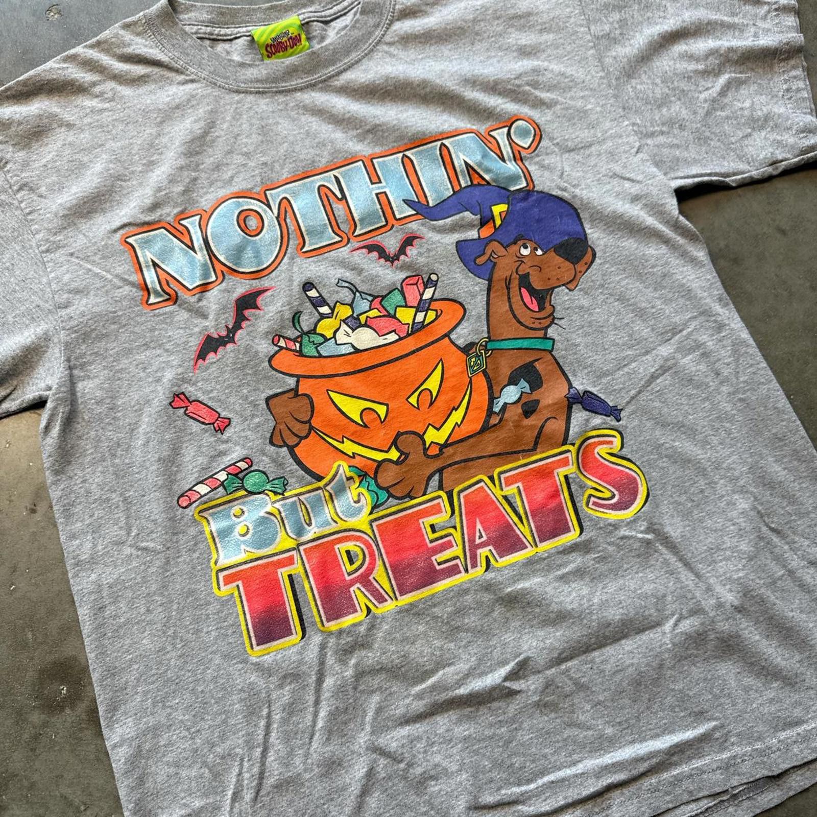 Other Scooby Doo Halloween Y2k "Nothing But Treats" T-Shirt Size US L / EU 52-54 / 3 - 3 Thumbnail