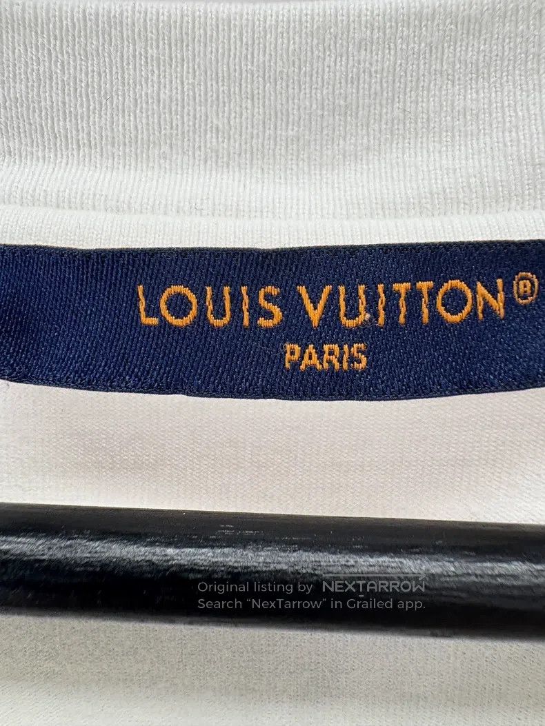 Louis Vuitton Louis Vuitton White embossed short sleeves Size US XL / EU 56 / 4 - 5 Thumbnail