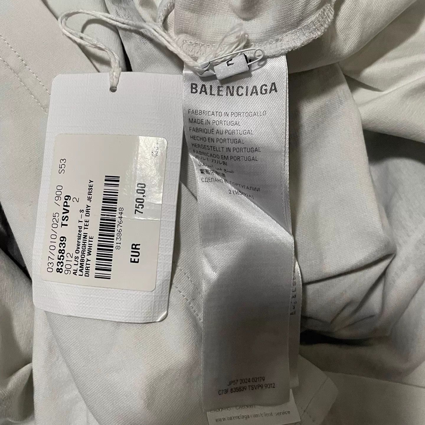 Balenciaga Balenciaga x Lamborghini Car Print Oversized SS Tee Size US M / EU 48-50 / 2 - 4 Thumbnail