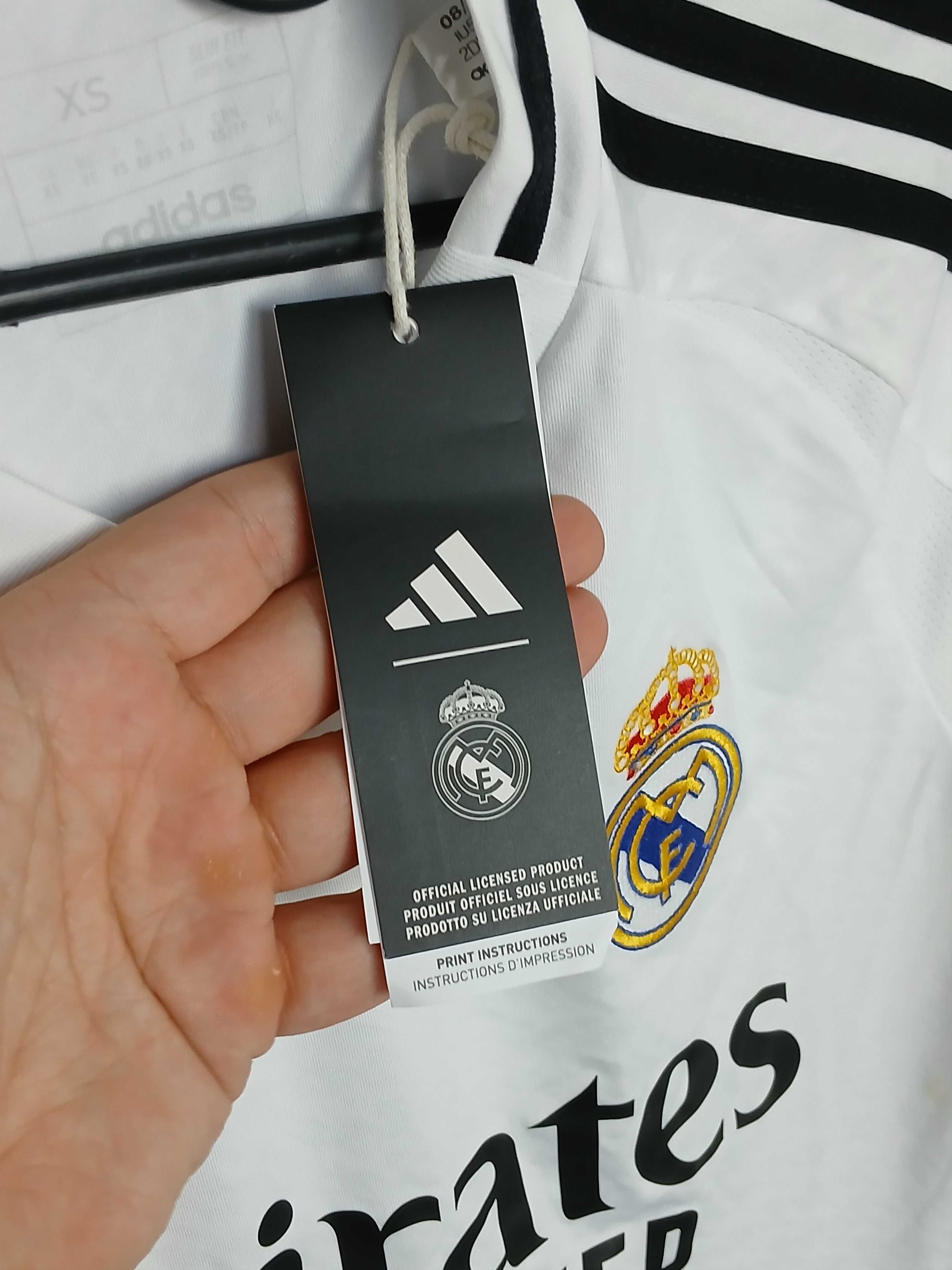 Adidas New Real Madrid 24/25 Home Football Jersey T-Shirt Size US XS / EU 42 / 0 - 10 Thumbnail
