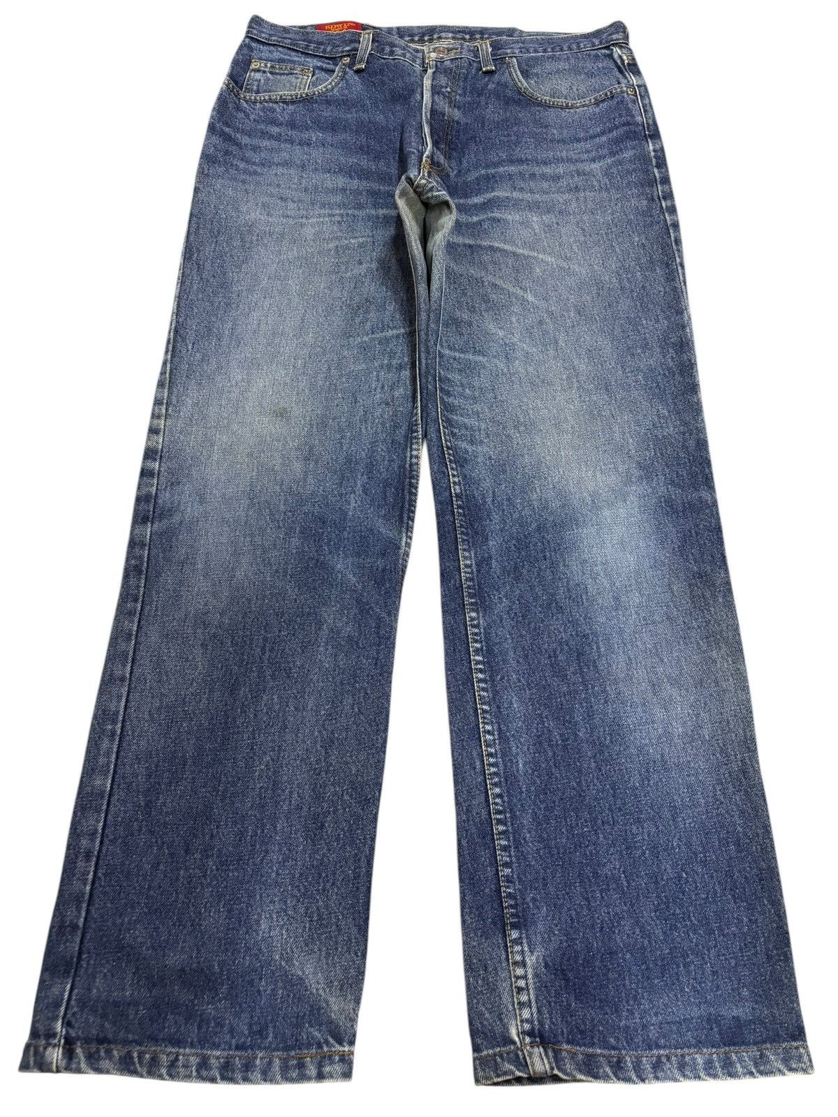 Edwin × Japanese Brand × Vintage Vintage Edwin 914 Classic Faded Blue Washed Jeans Size US 34 / EU 50 - 1 Thumbnail