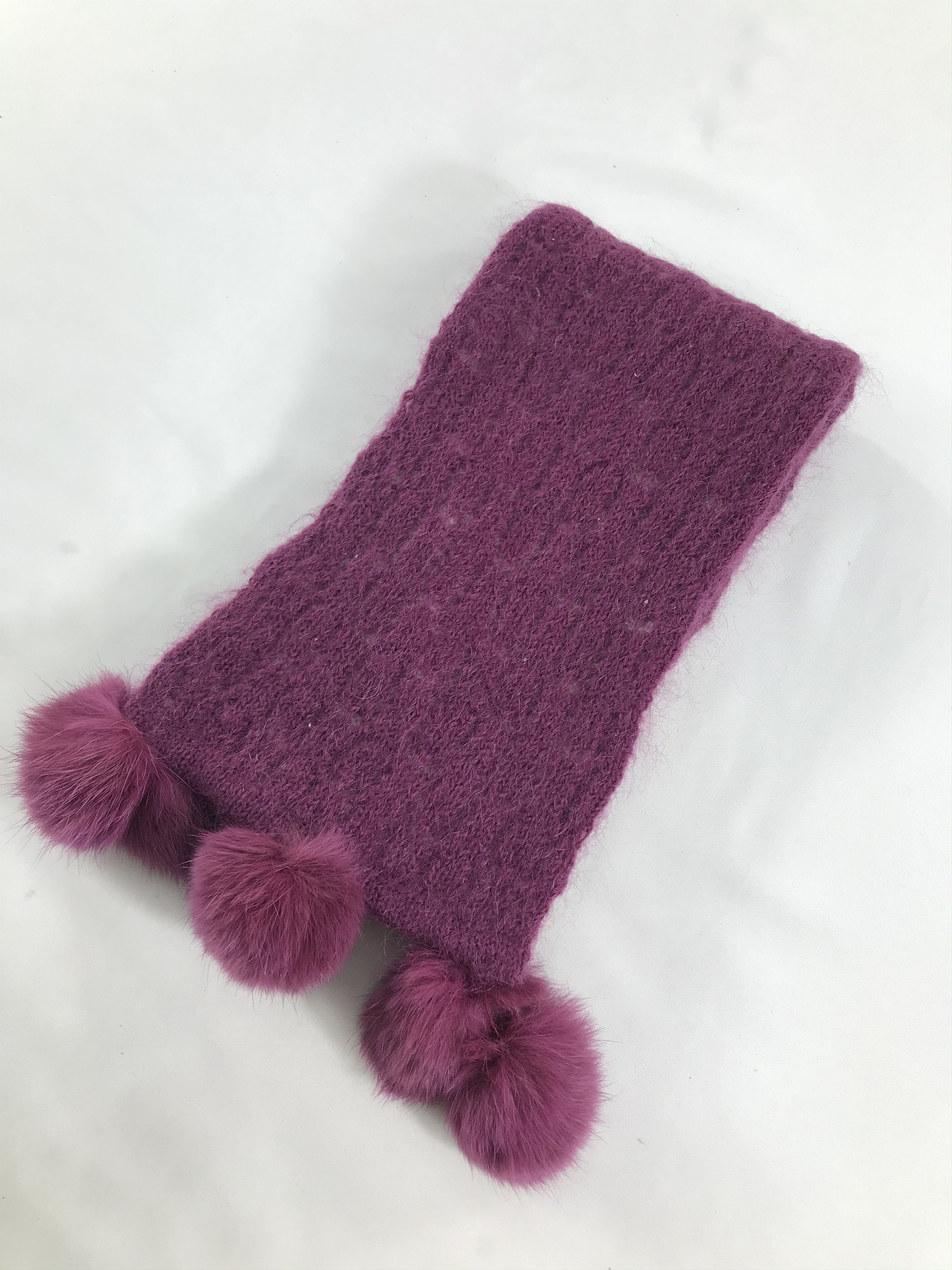 Pierre Cardin Pierre Cardin Wool Bobble Scarf Muffler V163 Size ONE SIZE - 3 Thumbnail