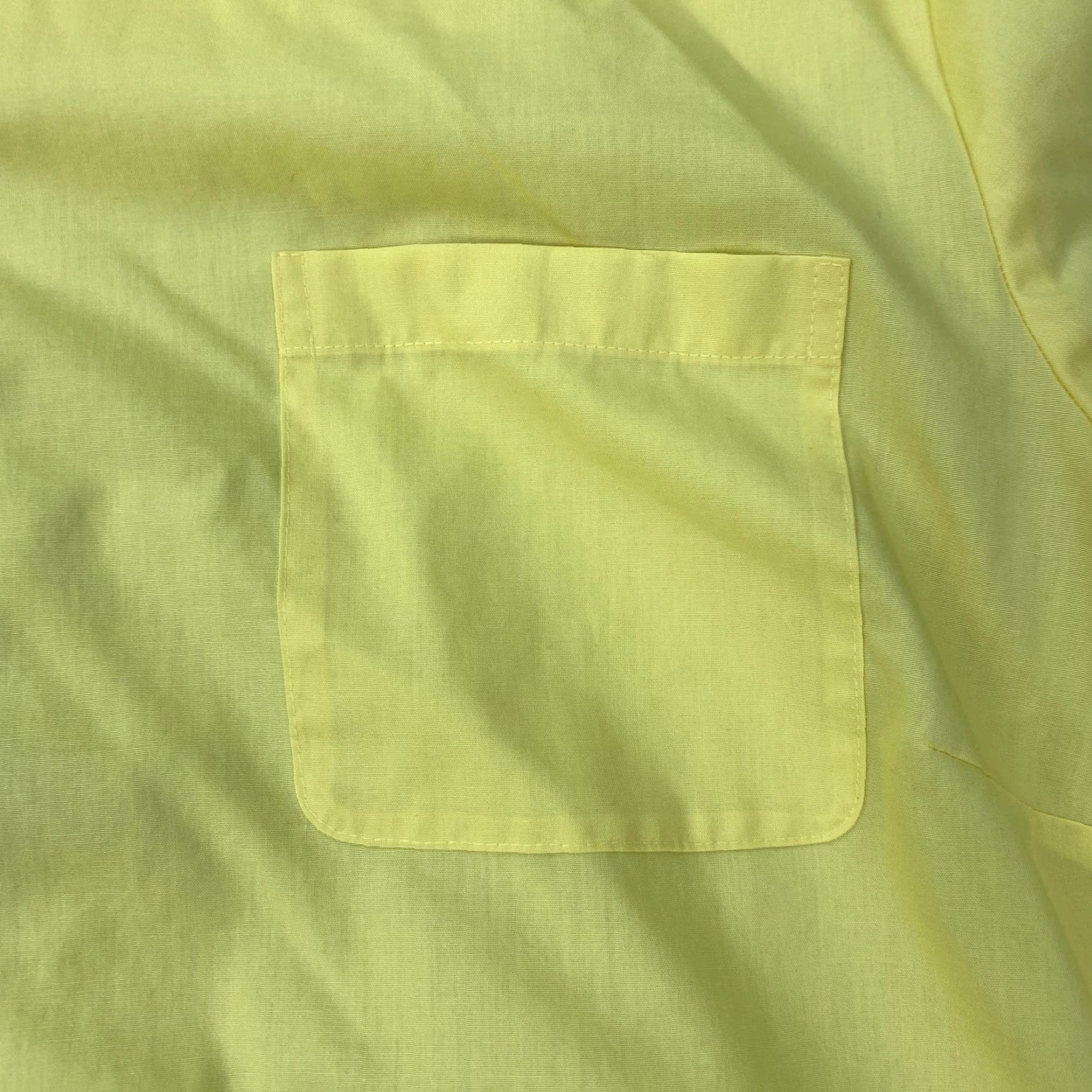 Vintage Appleseed's Foxcroft Shirt Womens 22W Yellow Wrinkle Free Short Sleeve Button Size 3XL / US 20-22 - 5 Thumbnail