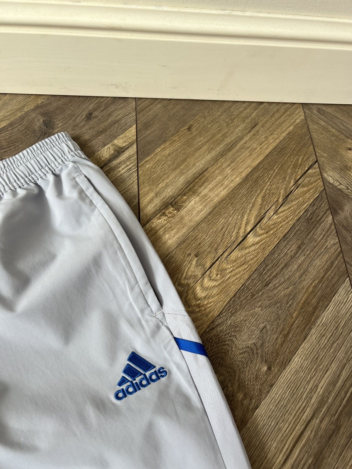 Adidas Vintage Adidas Olympique Lyon Pants Football Track Bottoms Size US 33 - 5 Thumbnail