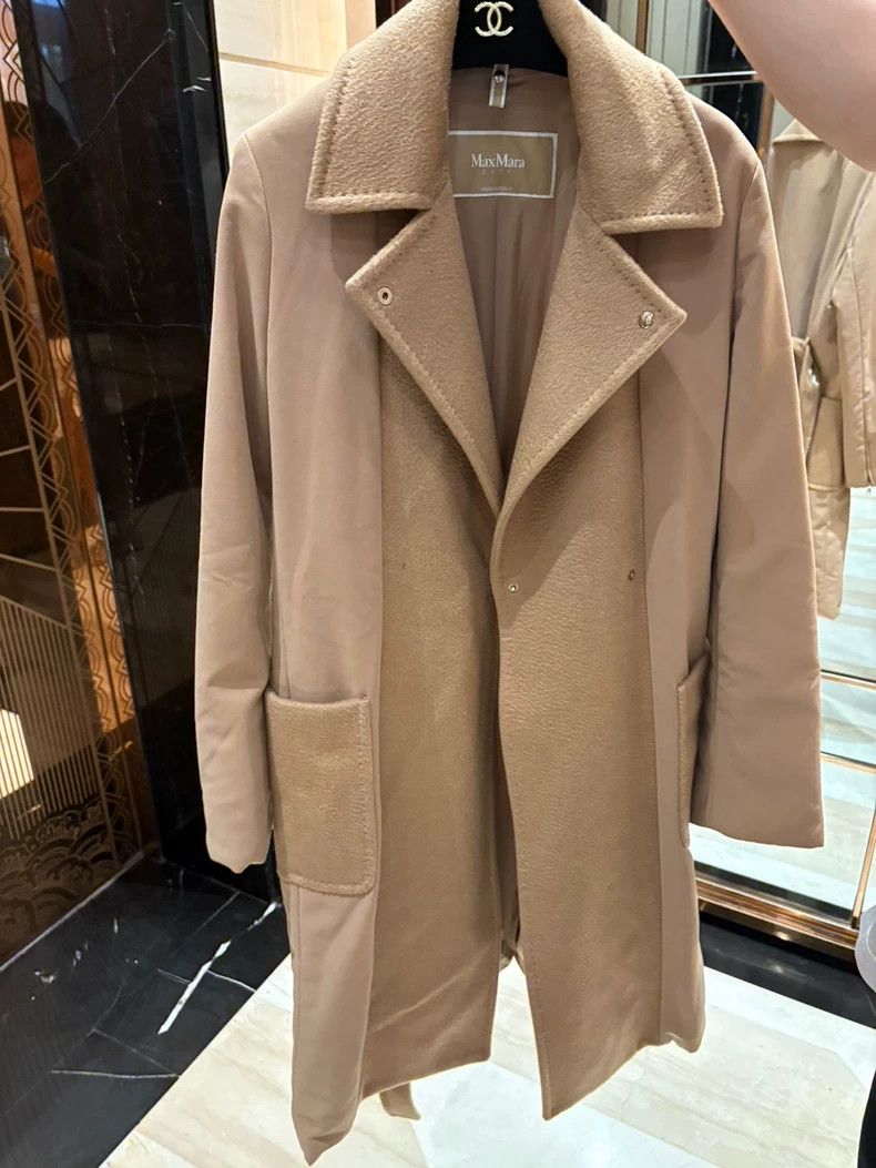 Max Mara Max Mara Camel coat Size L / US 10 / IT 46 - 1 Thumbnail