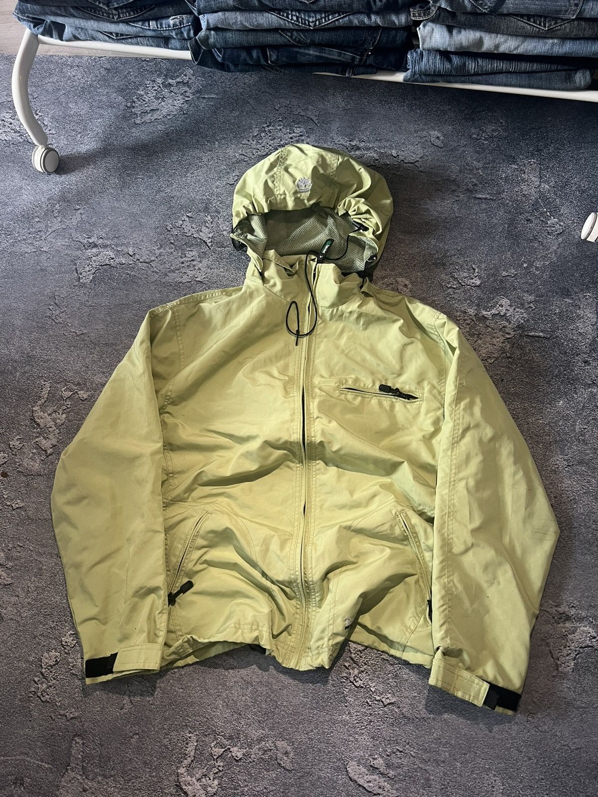 Timberland Vintage Streetwear Timberland Lime Jacket Waterproof Y2K Size US XL / EU 56 / 4 - 2 Thumbnail
