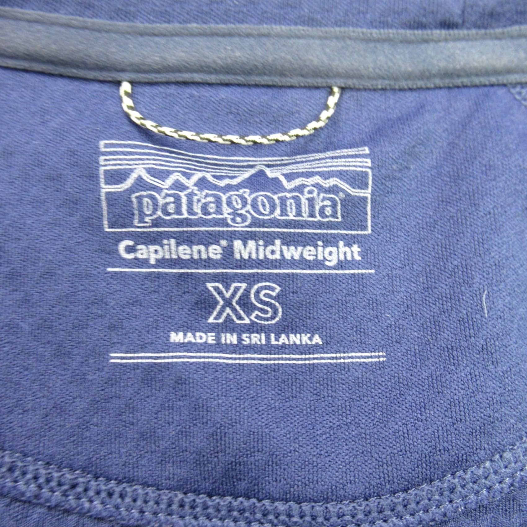 Patagonia Patagonia Shirt Womens XS Long Sleeve Crew Neck Pullover Capilene Blue Capilene Logo Size XS / US 0-2 / IT 36-38 - 4 Thumbnail
