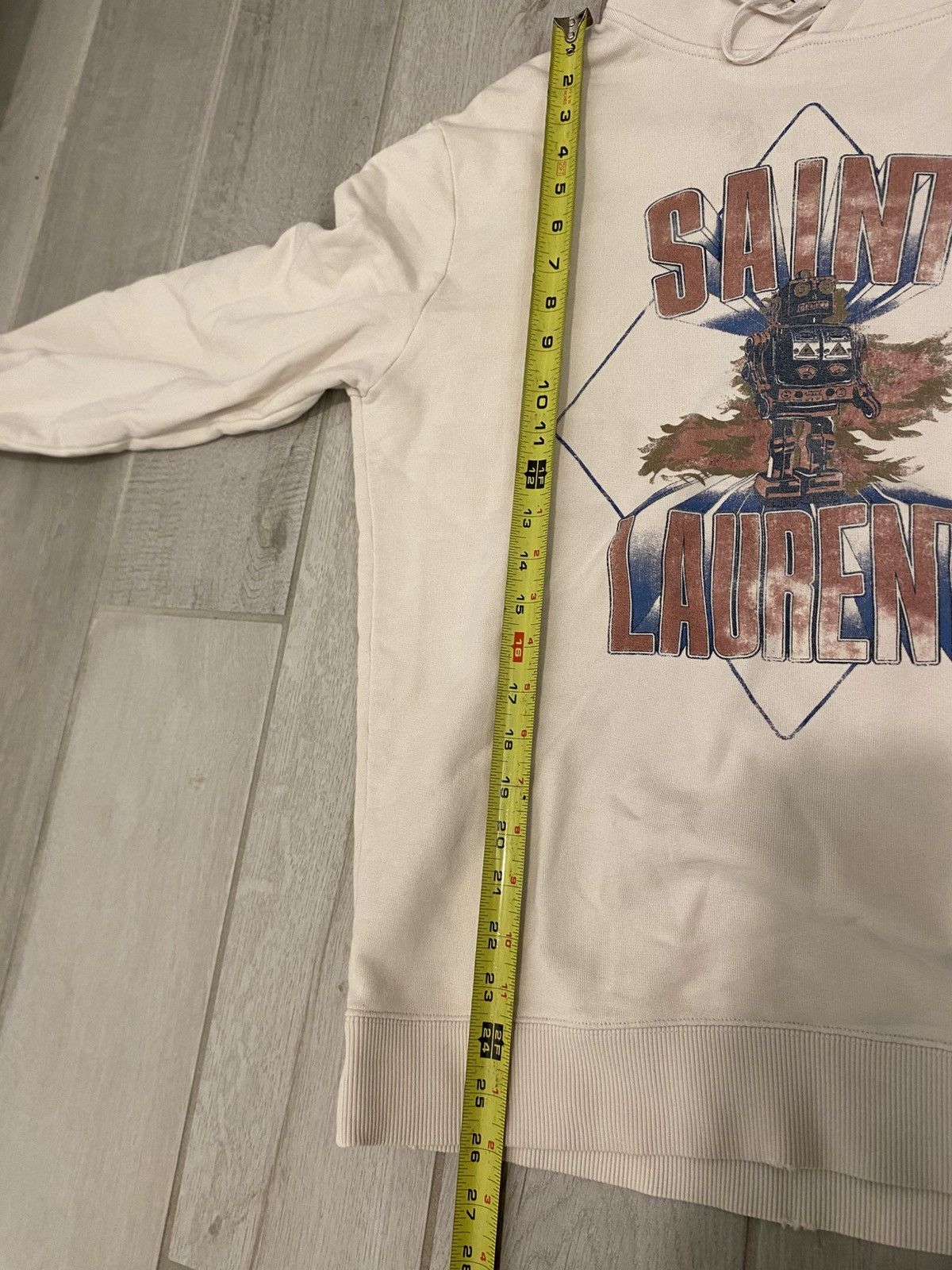 Saint Laurent Paris Saint Laurent Robot Hoodie Size US M / EU 48-50 / 2 - 9 Thumbnail