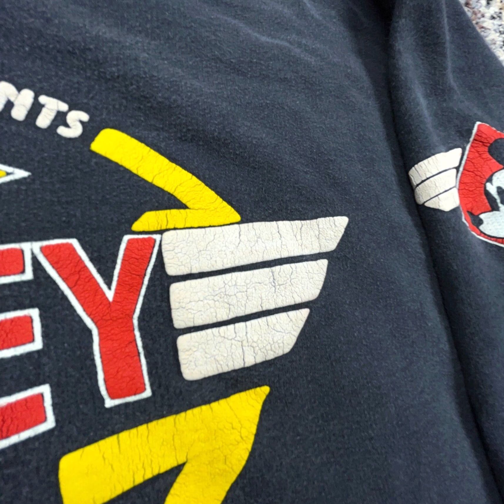 Mickey & Co. VINTAGE Disney Sweatshirt Women Medium Black Crew Neck Mickey Mouse 90s Size M / US 6-8 / IT 42-44 - 5 Thumbnail