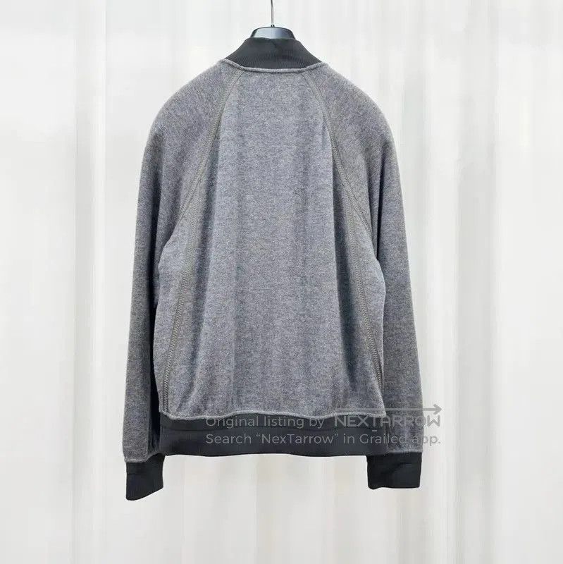Louis Vuitton Louis Vuitton Gray Wool Logo Zipper Jacket . Size US S / EU 44-46 / 1 - 2 Thumbnail