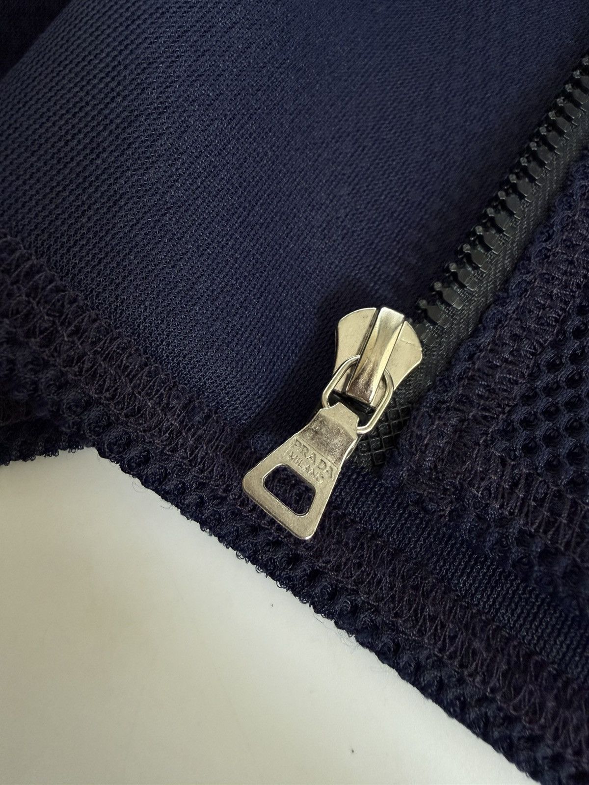 Prada Prada Navy Blue Zip Jacket Size US L / EU 52-54 / 3 - 8 Thumbnail