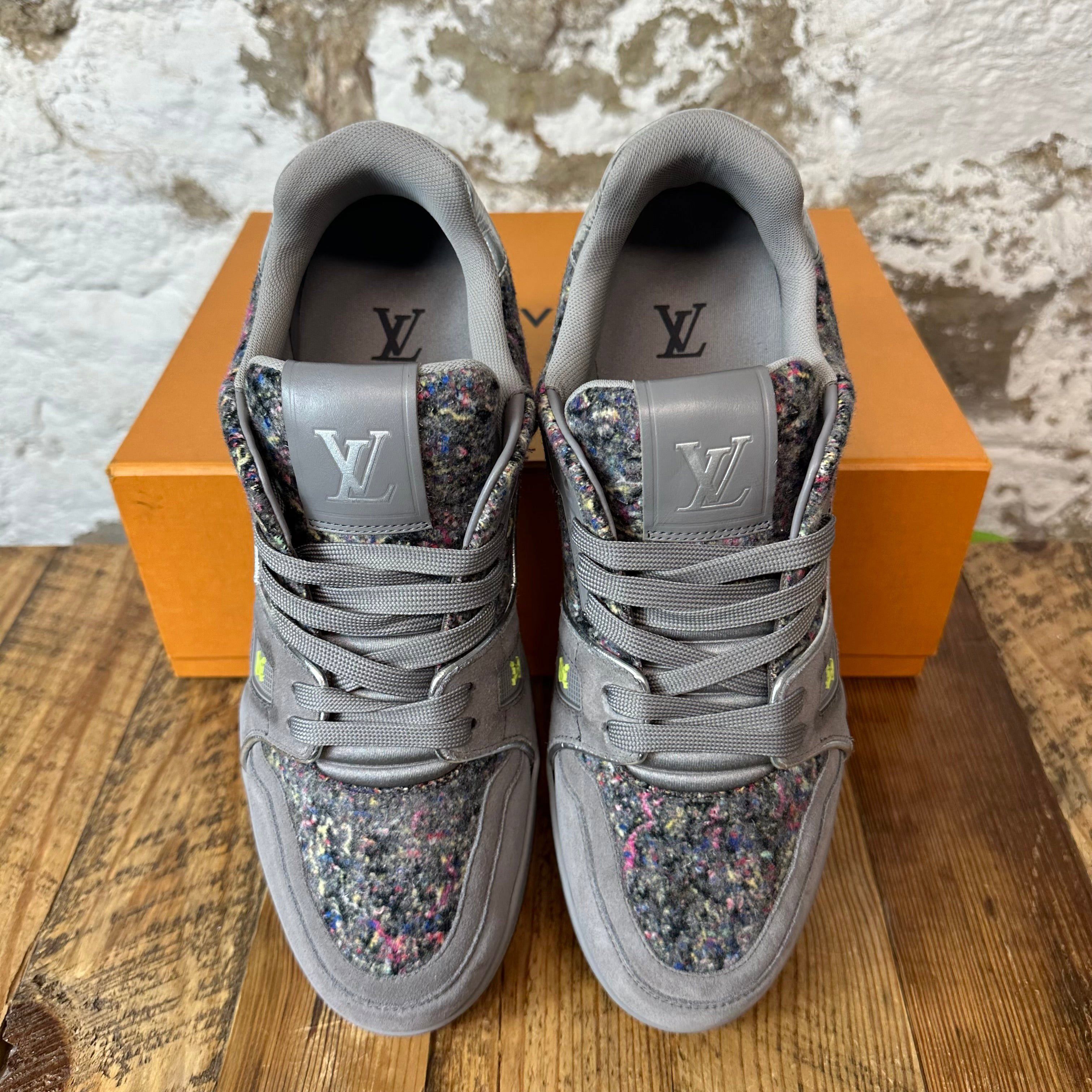 Louis Vuitton Louis Vuitton Gray Mulitcolor Trainer Sz 10.5 (9LV) Size US 10.5 / EU 43-44 - 3 Thumbnail