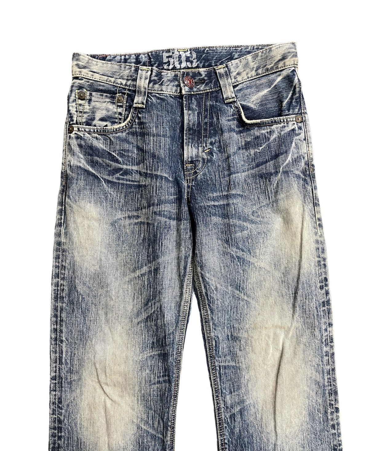Edwin × Vintage VINTAGE EDWIN 503 MI JAPAN LIMITED DESIGN SIZE 30X30 Size US 30 / EU 46 - 3 Thumbnail