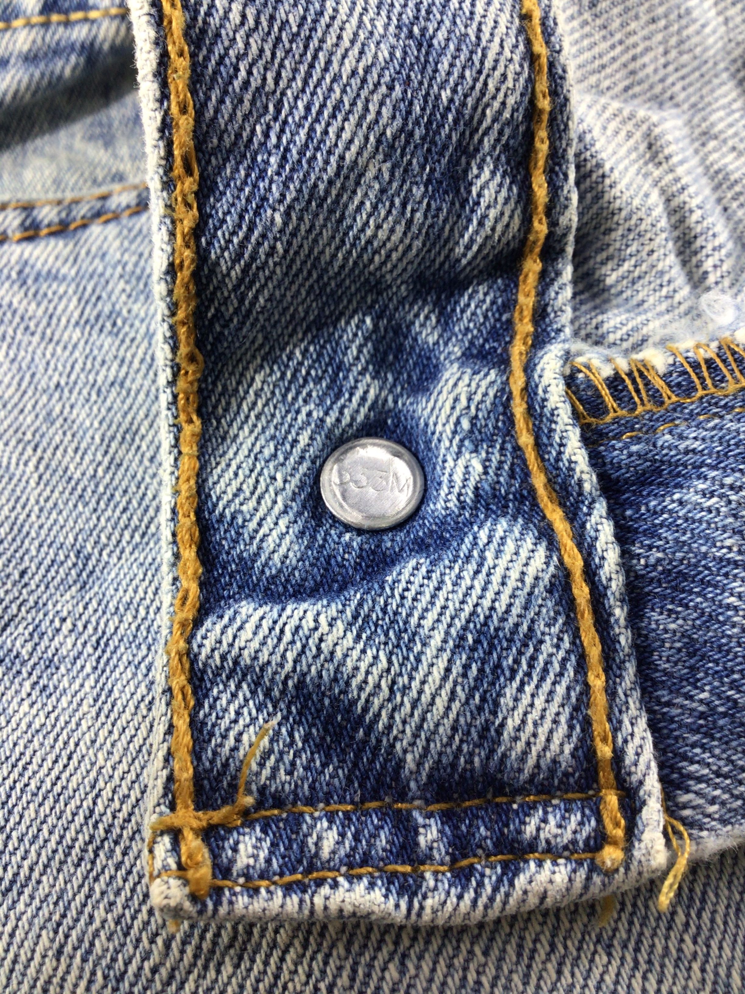 Levi's Vintage Levis 501 Jeans Levi's Faded Blue Denim -J418 Size US 35 - 9 Thumbnail