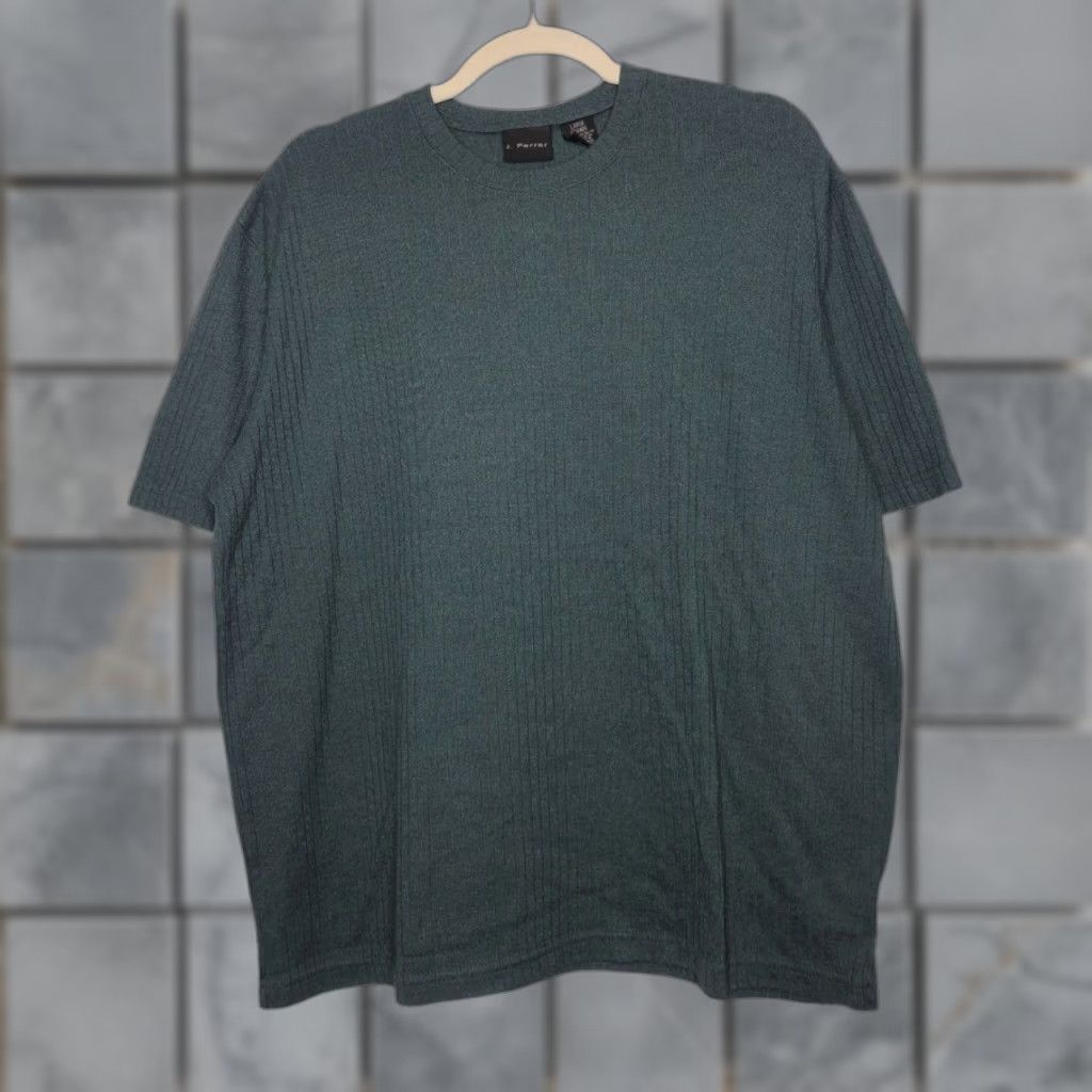 Vintage VINTAGE J. Ferrar Shirt Green Men Large Ribbed Nature Earth Tones Logo? (Note: avoid adding words) Size US L / EU 52-54 / 3 - 1 Thumbnail