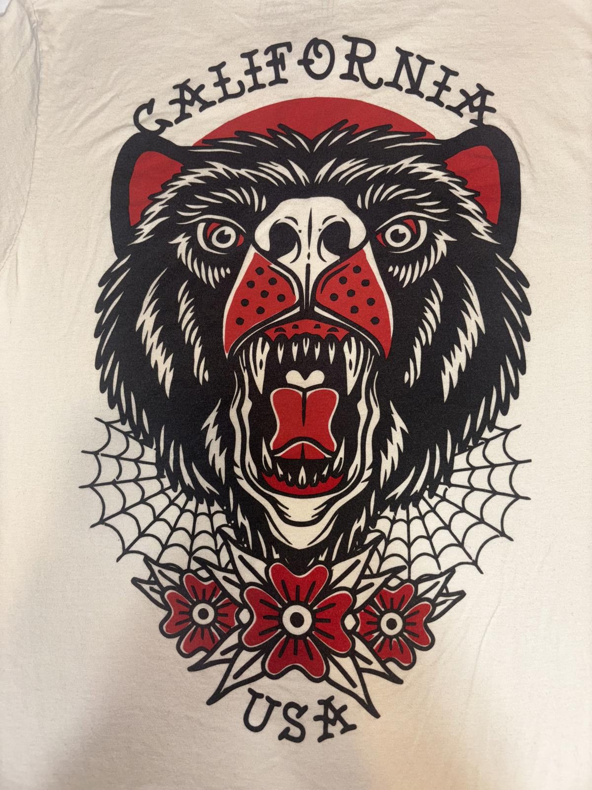 Designer Vintage California Bear Graphic T-Shirt Size US S / EU 44-46 / 1 - 2 Thumbnail