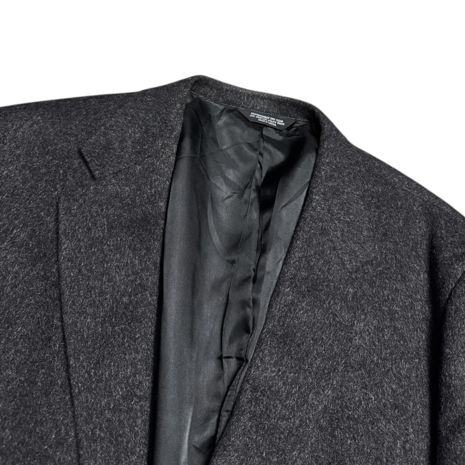 Evan Picone VINTAGE Evan Picone 100% CAMELHAIR Grey Luxury Blazer Coat Size 48L - 3 Thumbnail