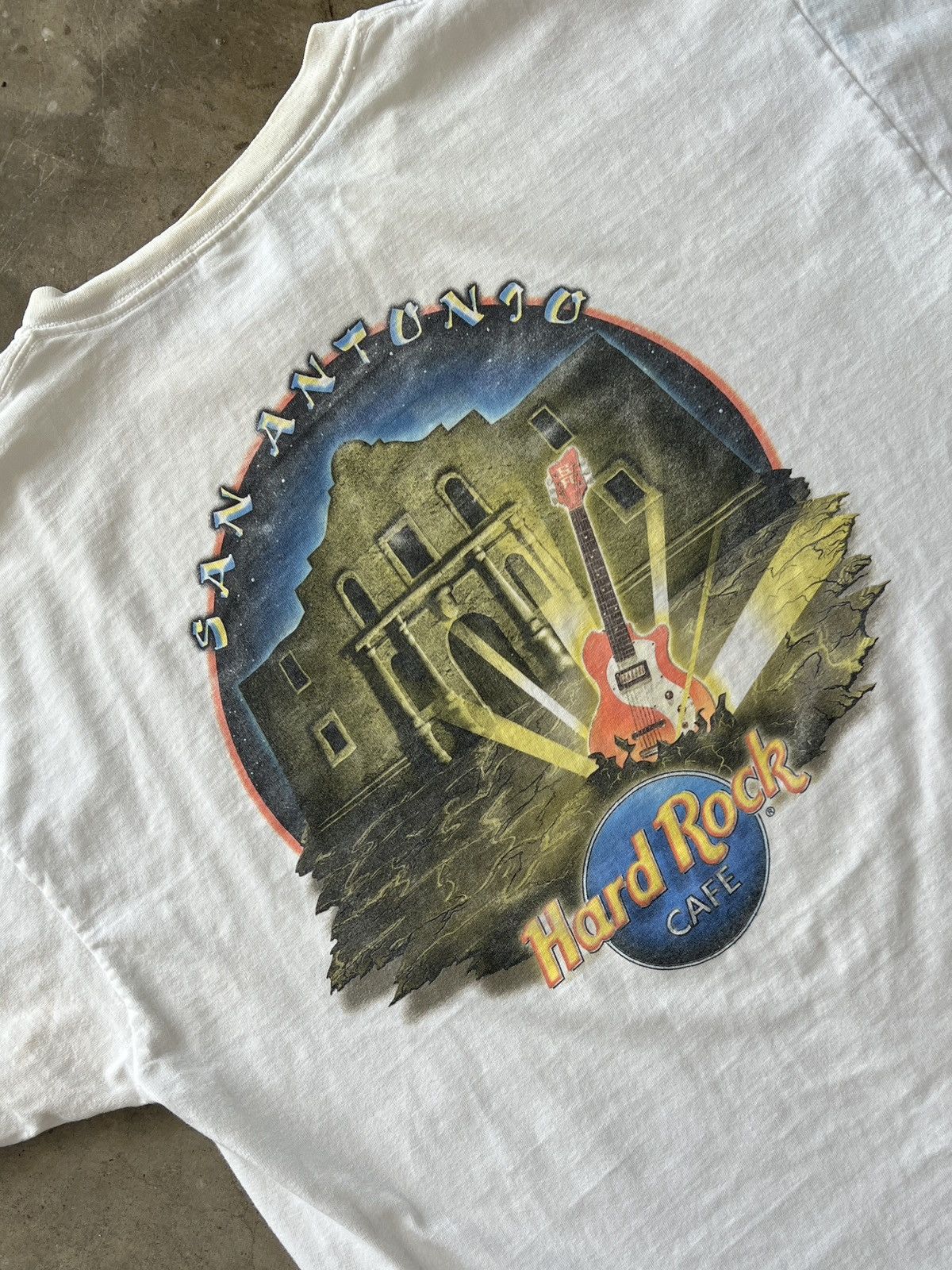Hard Rock Cafe × Vintage Vintage Hard Rock San Antonio Alamo Heavy Tee XL Size US XL / EU 56 / 4 - 1 Thumbnail