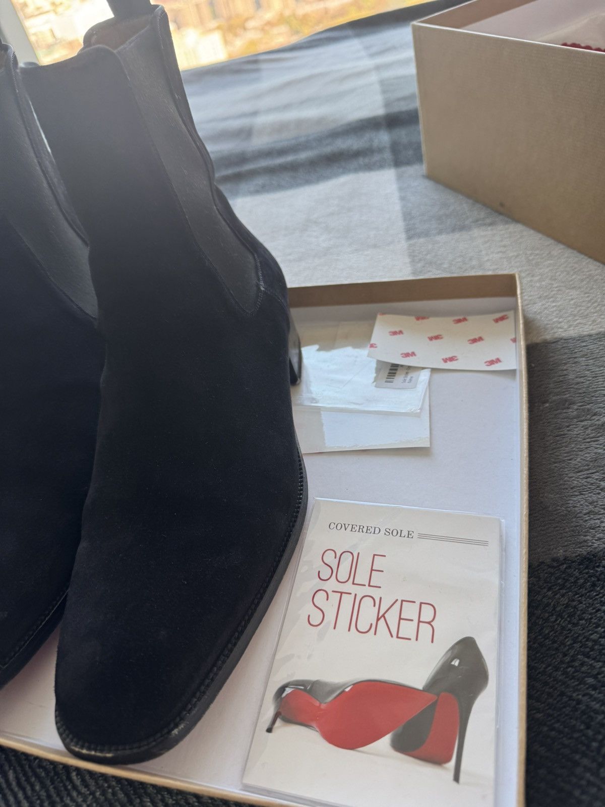 Christian Louboutin Christian Louboutin Chelsea black boots EU 42 Size US 9.5 / EU 42-43 - 13 Thumbnail