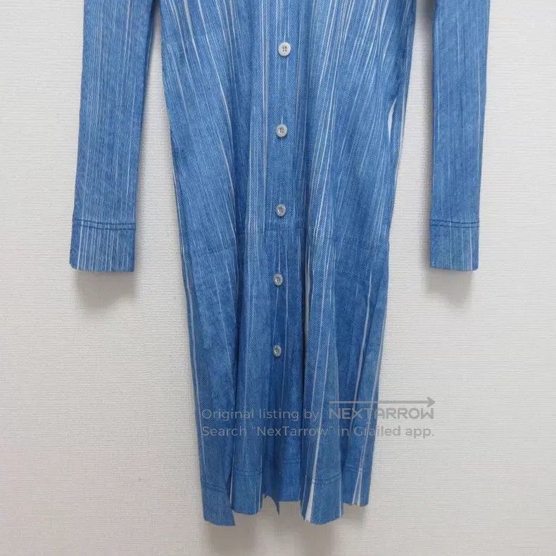 Issey Miyake Issey Miyake Denim Gradient Dress Size L / US 10 / IT 46 - 4 Thumbnail