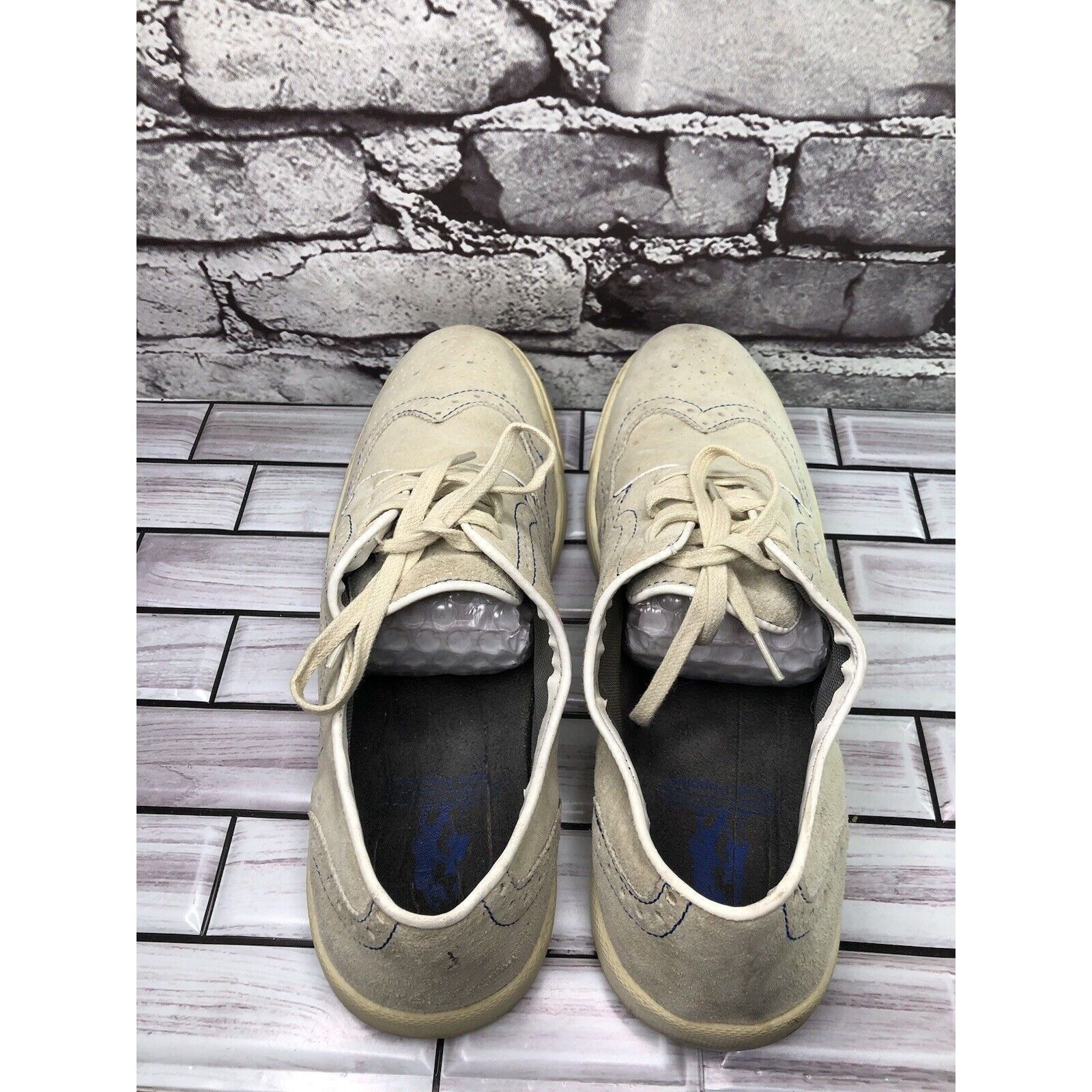 Hush Puppies Hush Puppies Ivory Suede Leather Wingtip Casual Lace Up Shoe Size US 8.5 / EU 41-42 - 5 Thumbnail