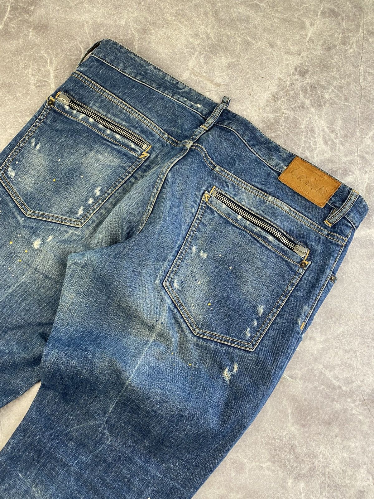 Dsquared2 Dsquared2 Distressed Painted Cool Guy Jeans Size: 52 Size US 36 / EU 52 - 13 Thumbnail