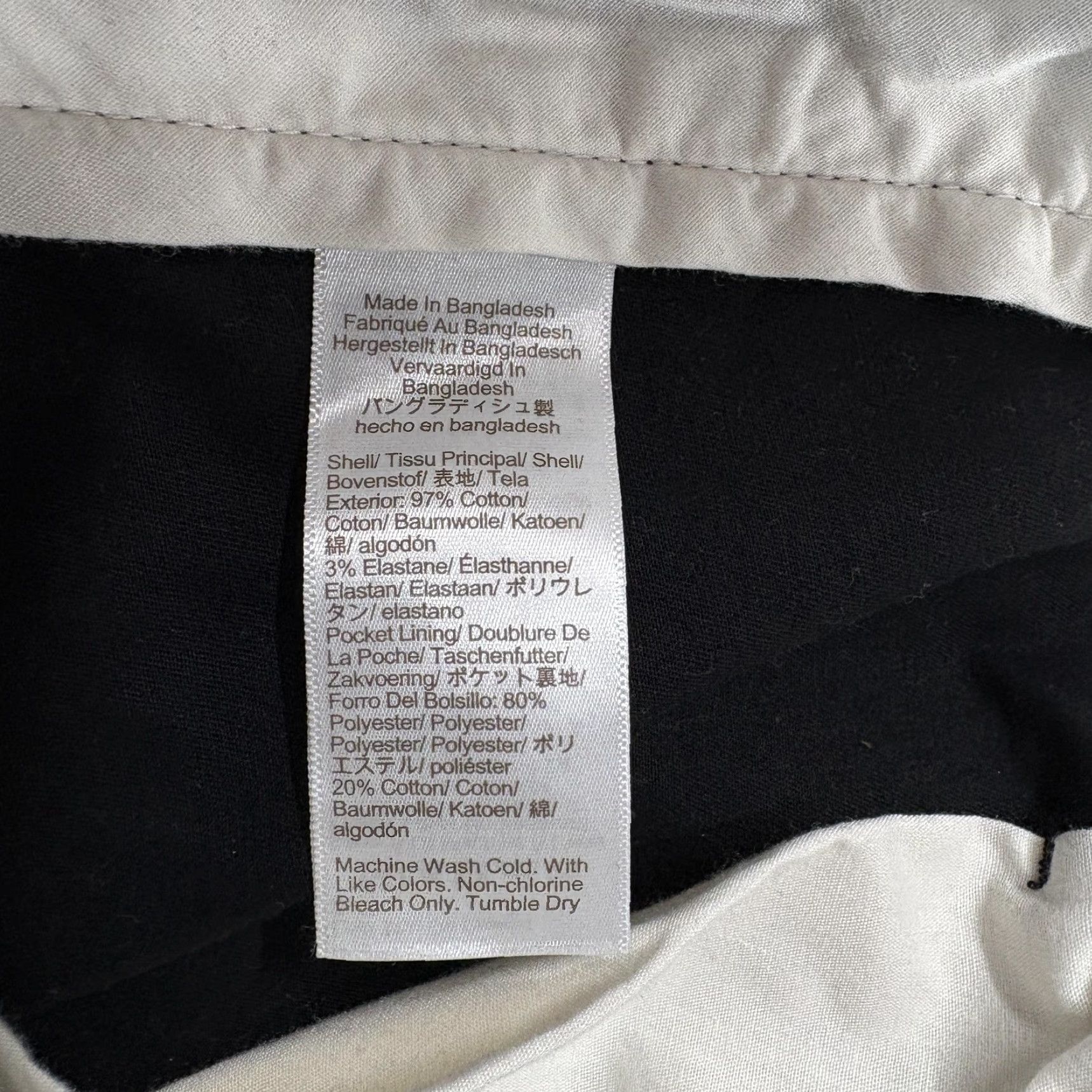 J.Crew J Crew Flex Pants 31x32 Mens Black Skinny Chino Stretch Casual Preppy Workwear Size US 31 - 5 Thumbnail