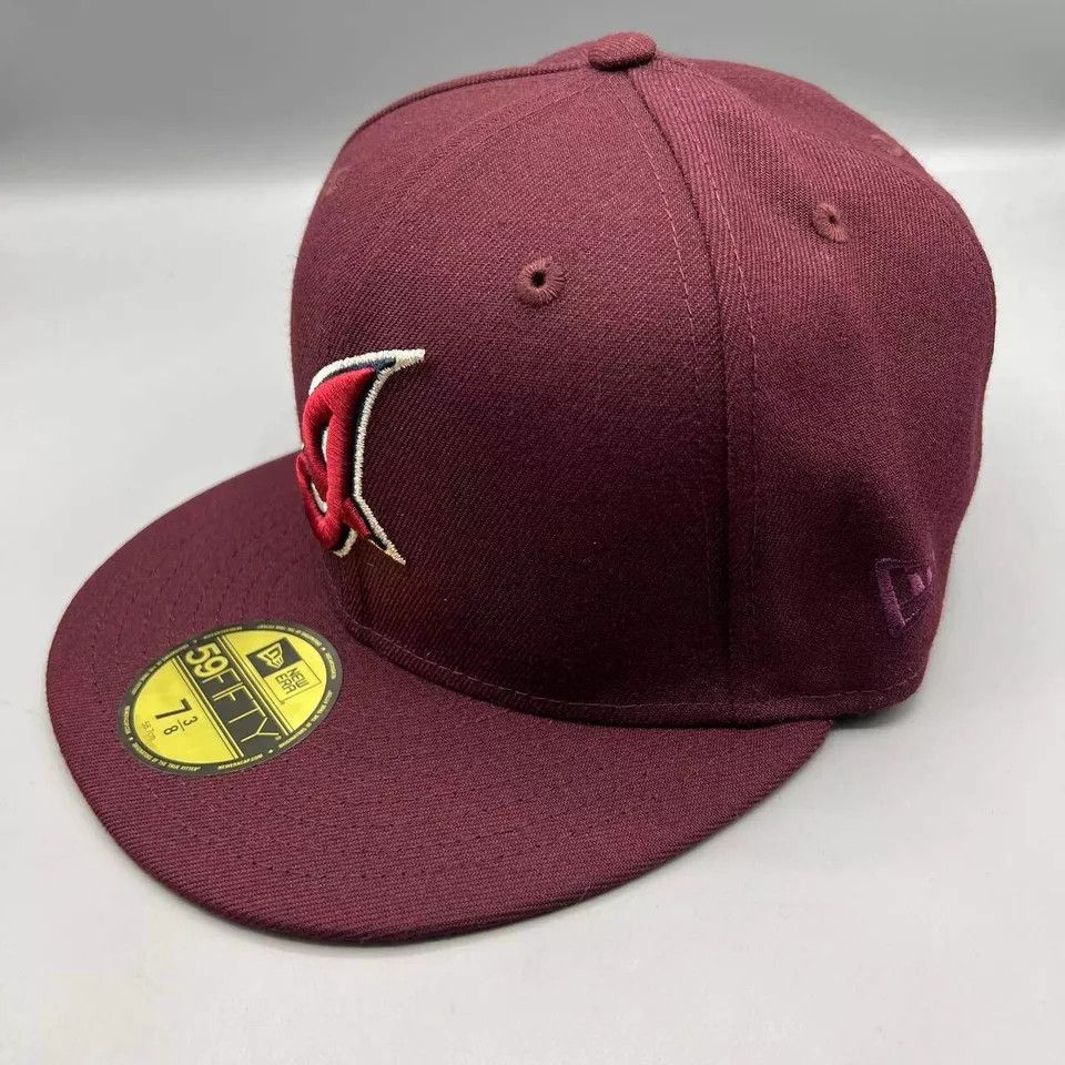 New Era Cleveland Guardians Hat Men 7 3/8 59Fifty New Era MLB Fitted Size ONE SIZE - 4 Thumbnail