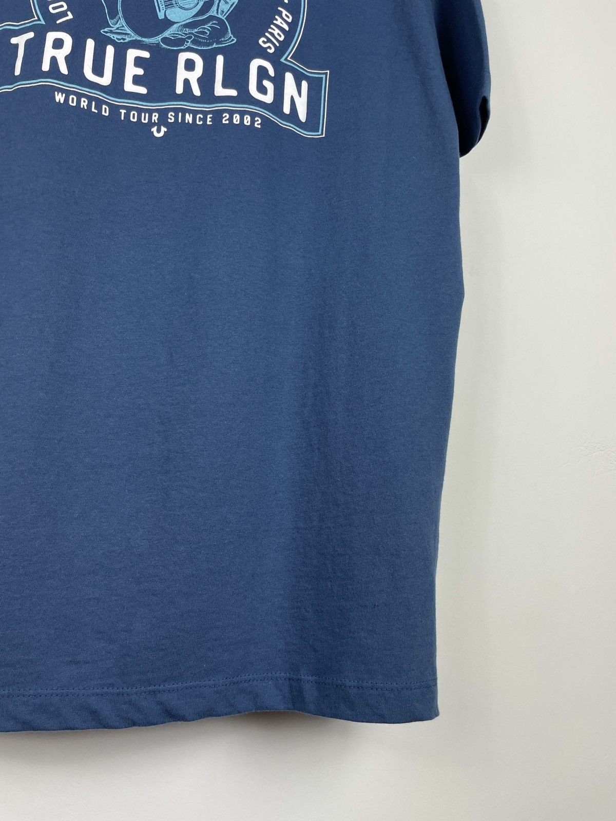 True Religion × Vintage True Religion Buddha Big Logo T-shirt Size US L / EU 52-54 / 3 - 4 Thumbnail