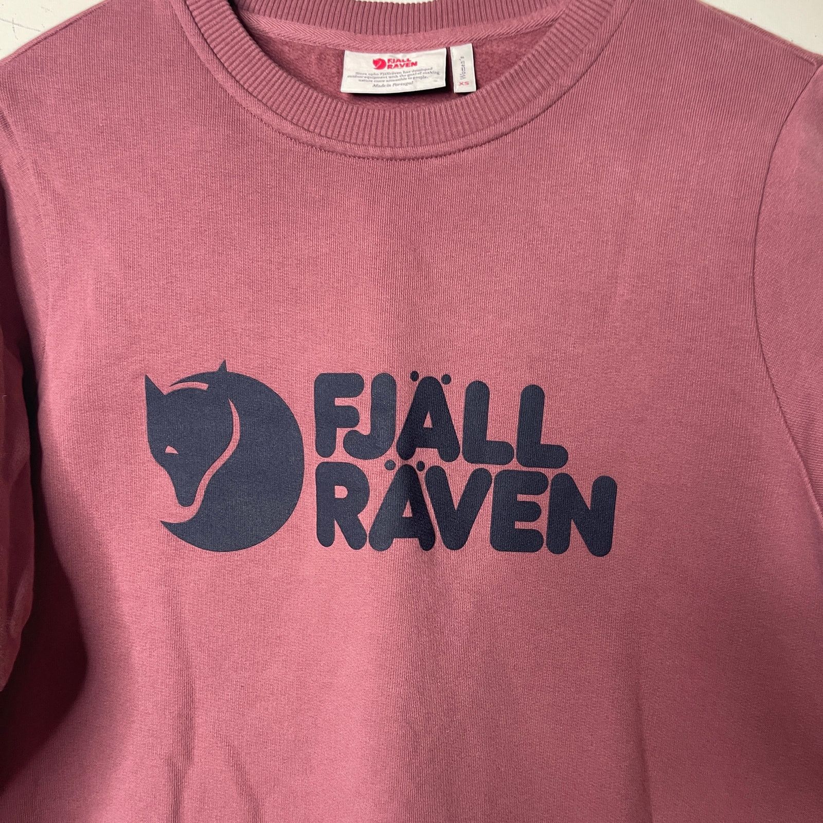 Fjallraven Fjallraven Mesa Mauve Pink Logo Cotton Crewneck Women's XS Size XS / US 0-2 / IT 36-38 - 6 Thumbnail