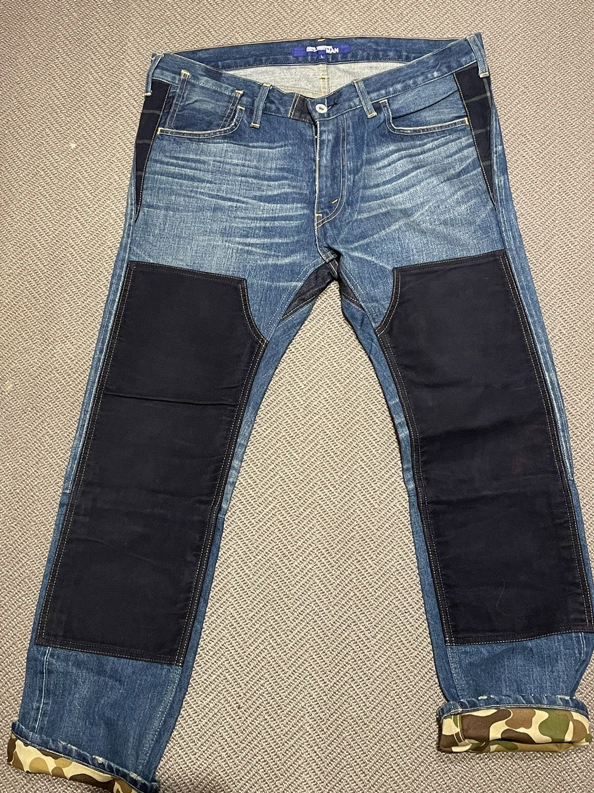 Junya Watanabe Junya Watanabe mens jeans comme des gardons Size US 34 / EU 50 - 1 Thumbnail
