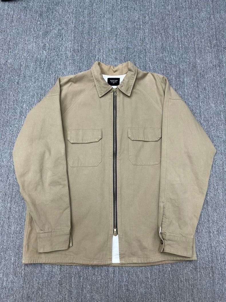 Fear of God FOG Season 5 Khaki Pocket Jacket Size US L / EU 52-54 / 3 - 1 Thumbnail