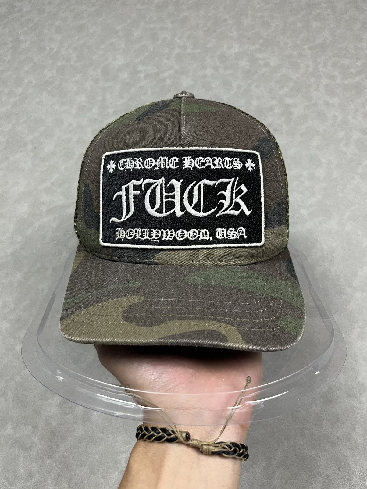 Chrome Hearts Chrome Hearts “FUCK” camo hat Size ONE SIZE - 2 Thumbnail