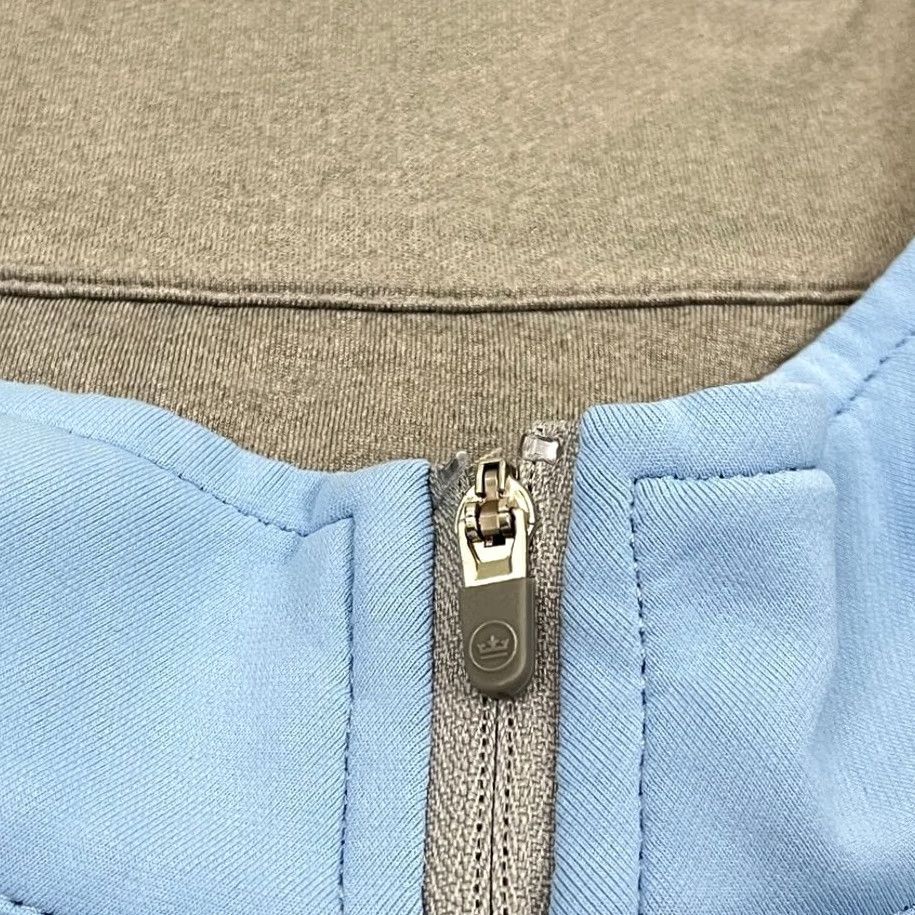 Peter Millar Peter Millar Perth Pullover Mens 2XL Light Blue Golf Quarter Zip Sleeved Regular Fit Shirt Size US XXL / EU 58 / 5 - 4 Thumbnail