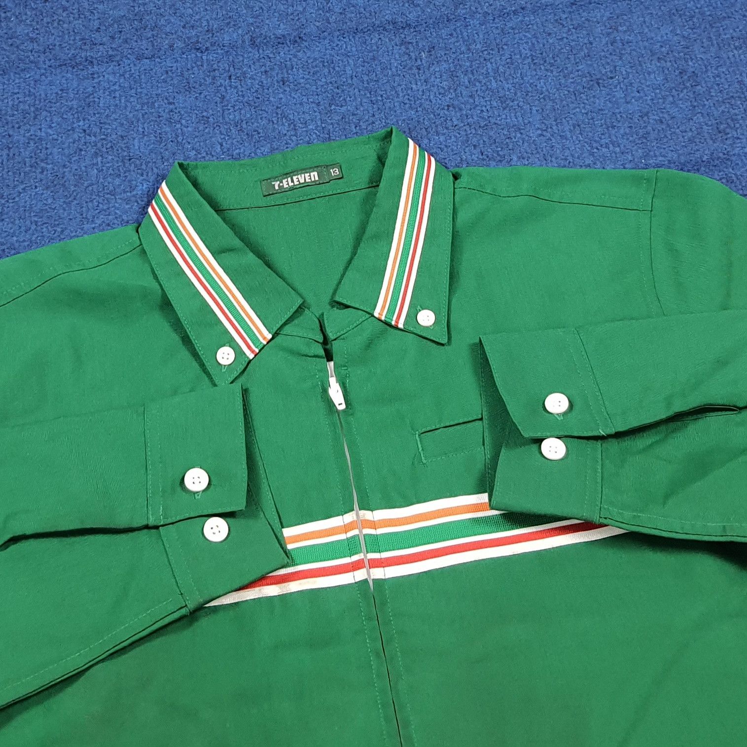 Japanese Brand Vintage 7 Eleven Japan Staff Uniform Jacket C285N7 Size M / US 6-8 / IT 42-44 - 6 Thumbnail